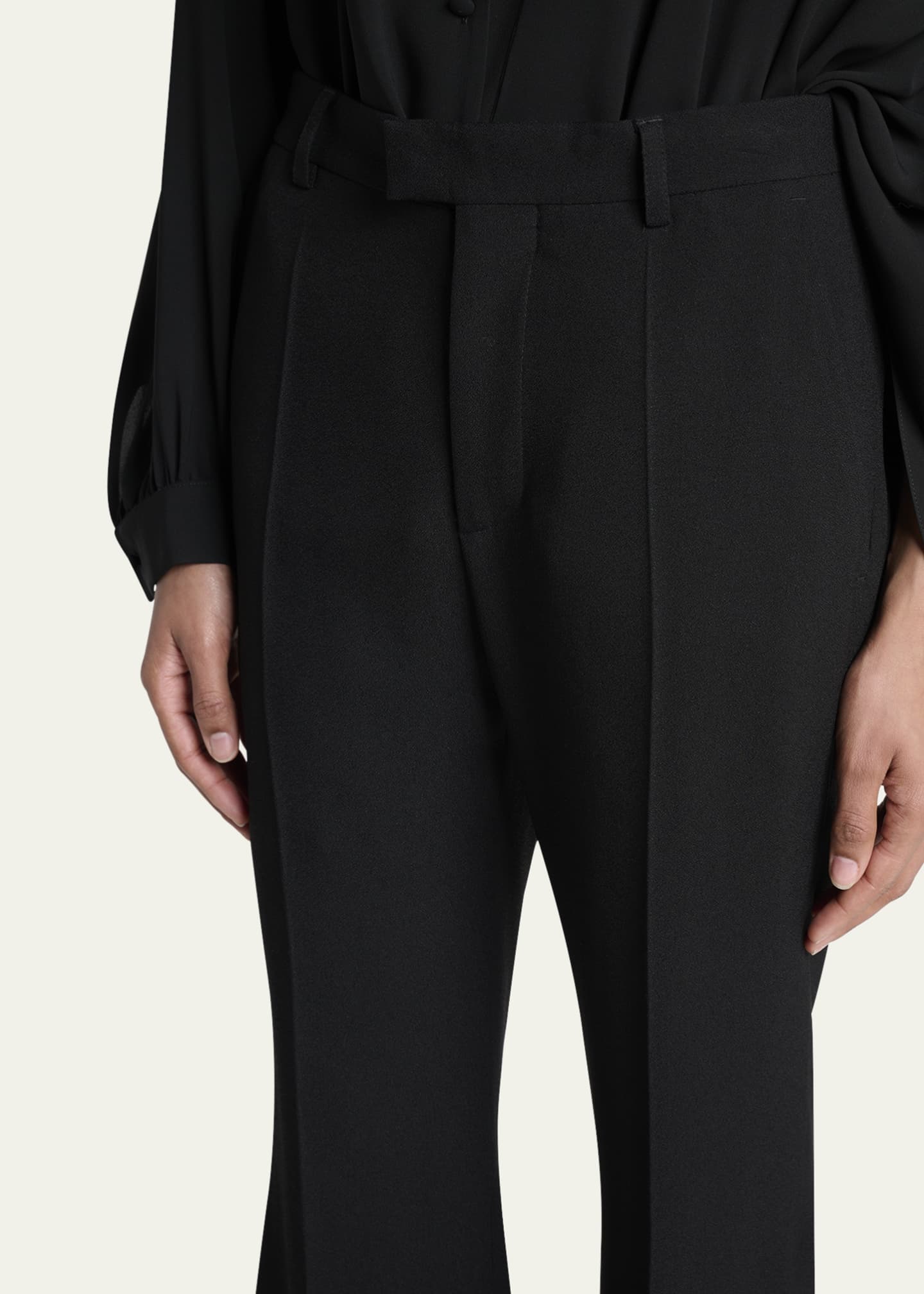 Balenciaga High-Rise Flare Pants - Bergdorf Goodman