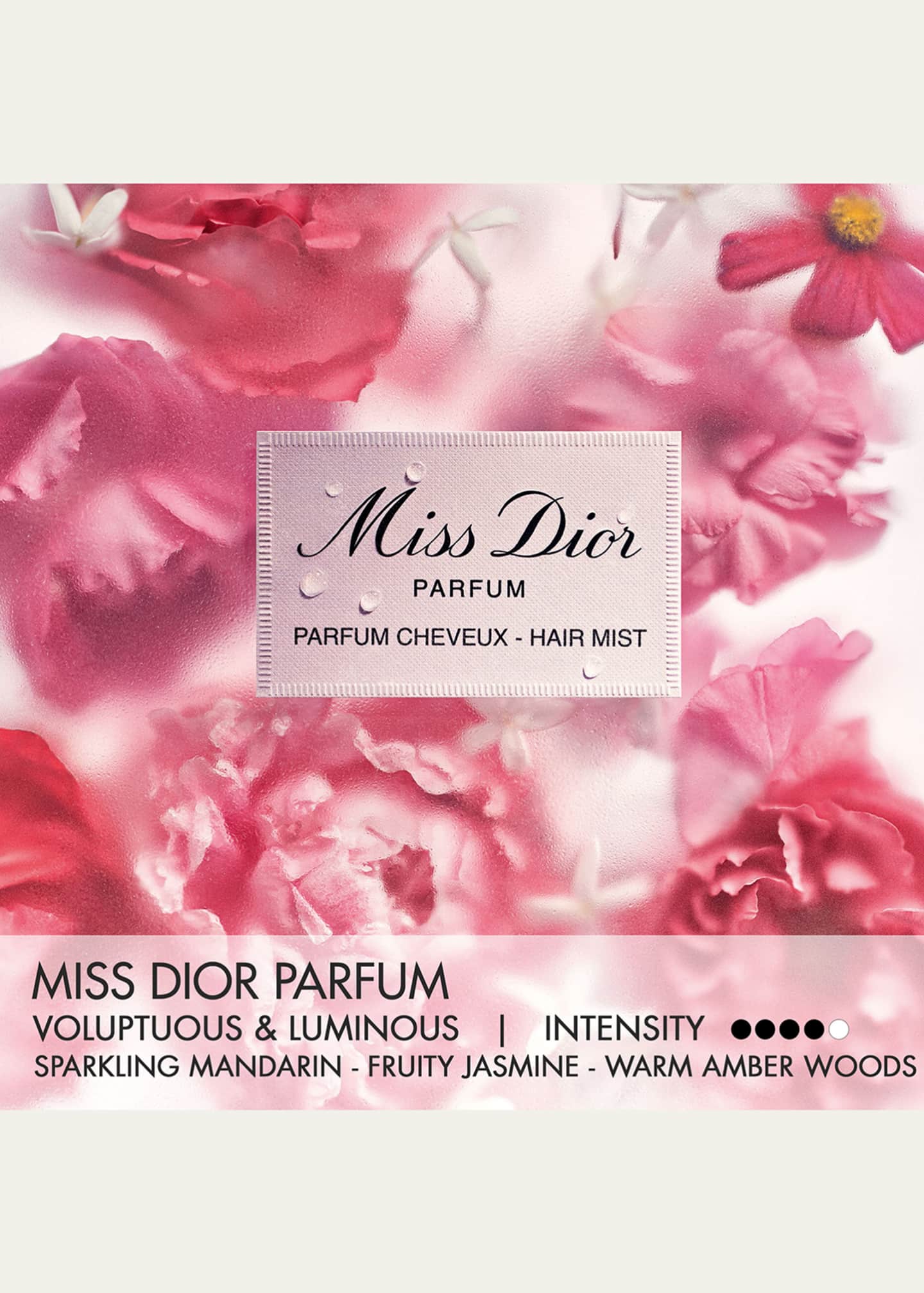 DIOR Miss Dior Parfum Hair Mist, 1 oz. Image 2 of 3