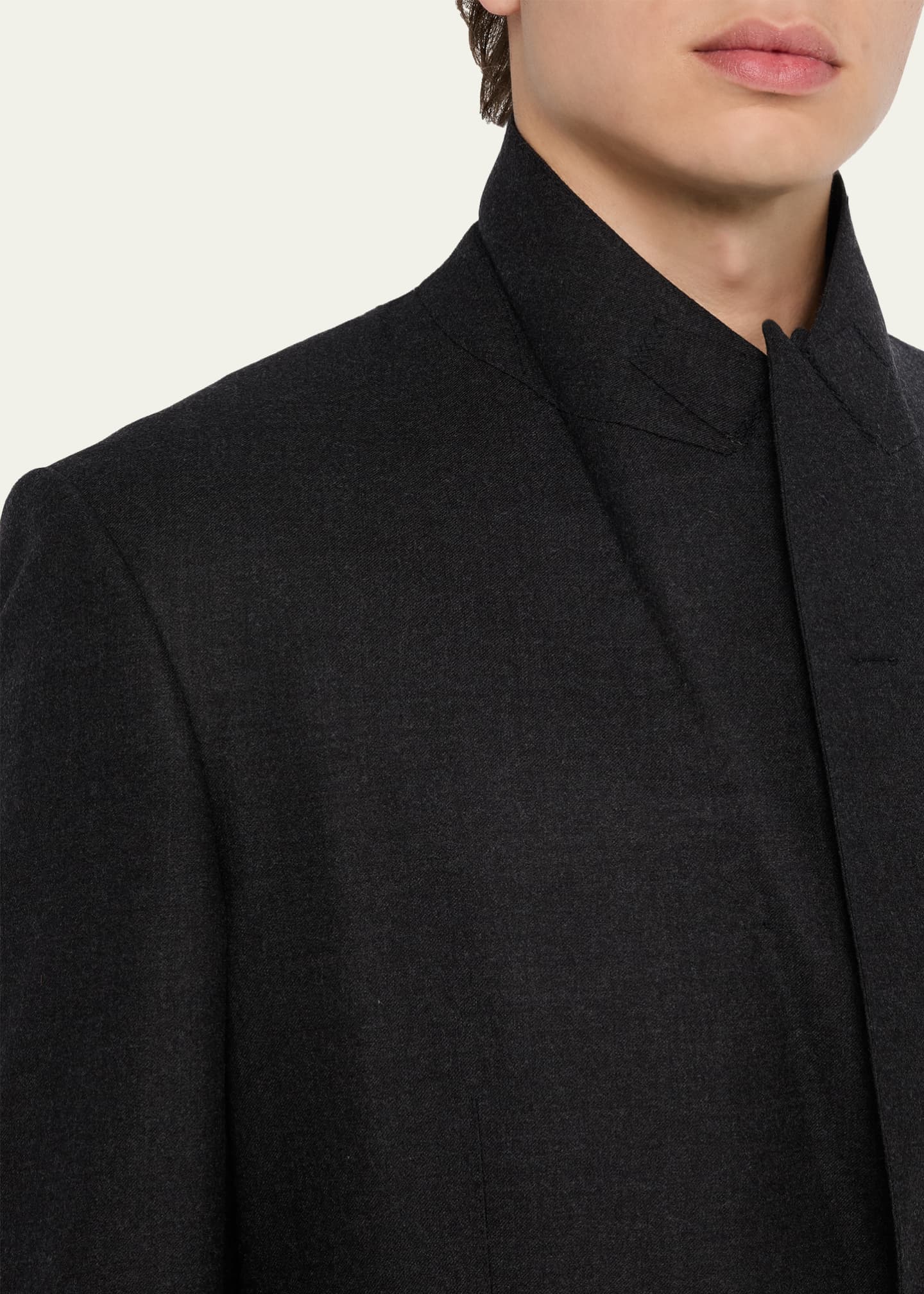 TOM FORD Men's Wool Flannel Notch Lapel Two-Piece Suit Image 8 of 8