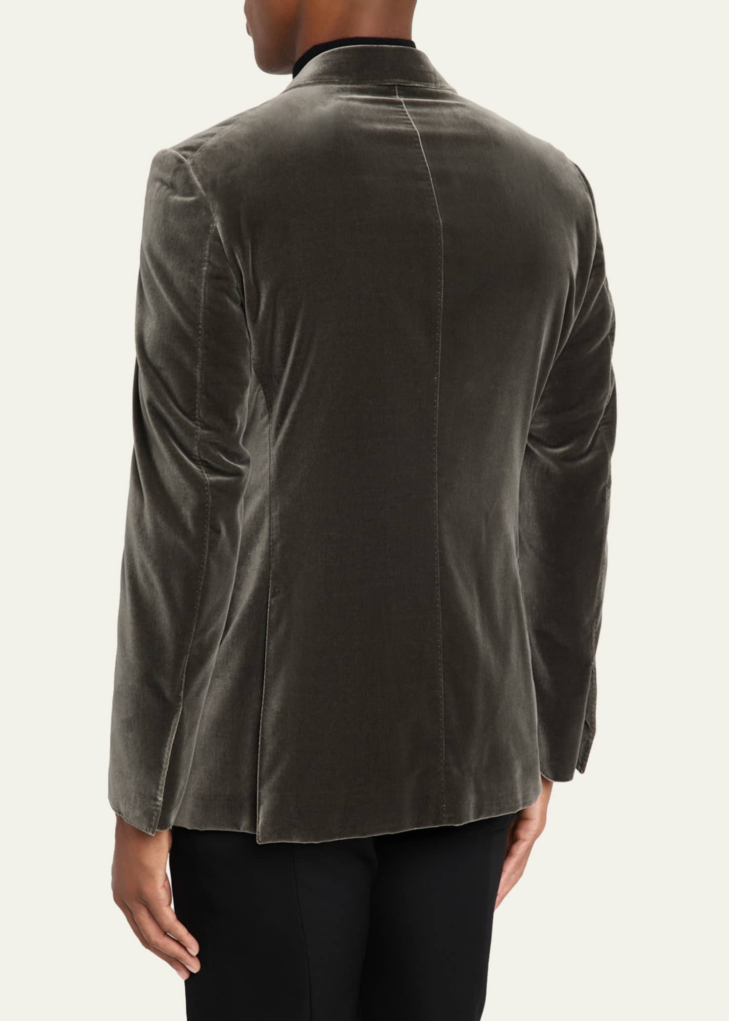 TOM FORD Men's Shelton Compact Velvet Jacket Image 3 of 5