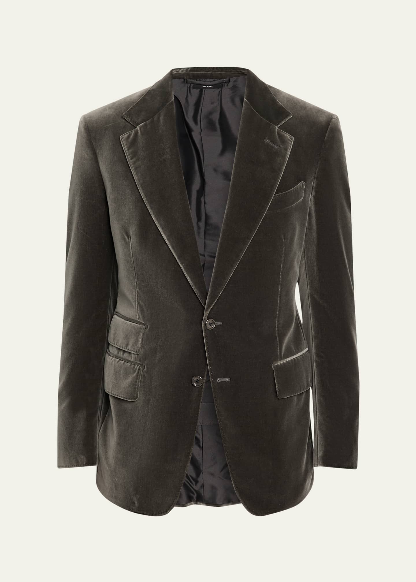 TOM FORD Men's Shelton Compact Velvet Jacket Image 1 of 5