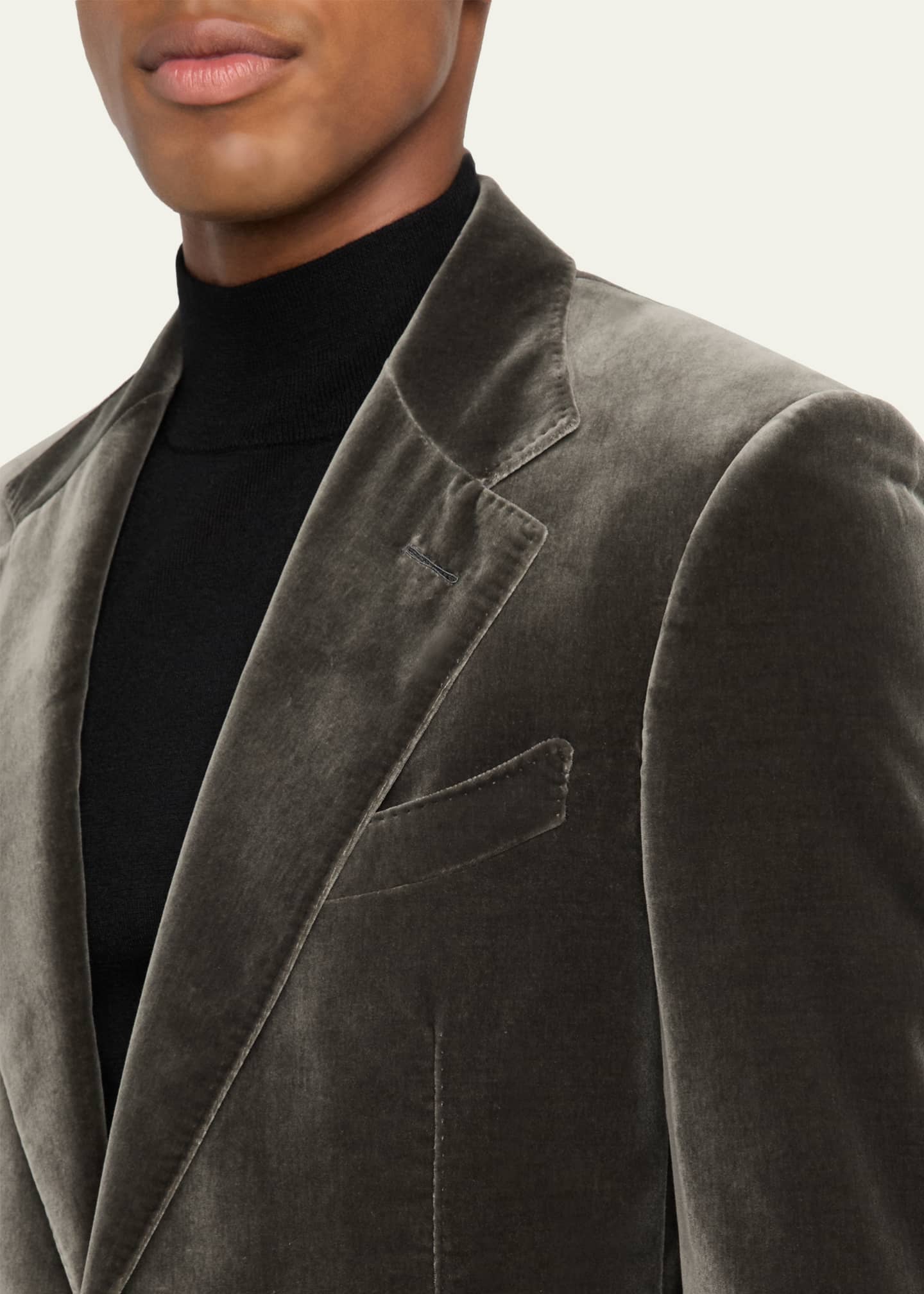 TOM FORD Men's Shelton Compact Velvet Jacket Image 5 of 5