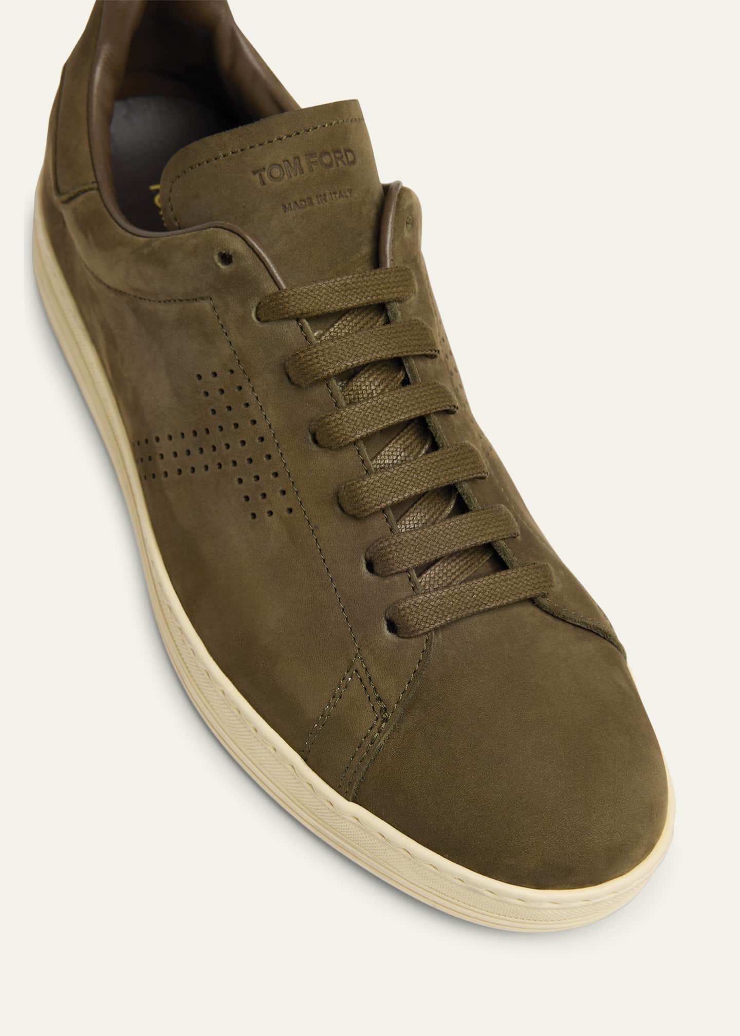 TOM FORD Men's Warwick Nubuck Leather Sneakers Image 5 of 6
