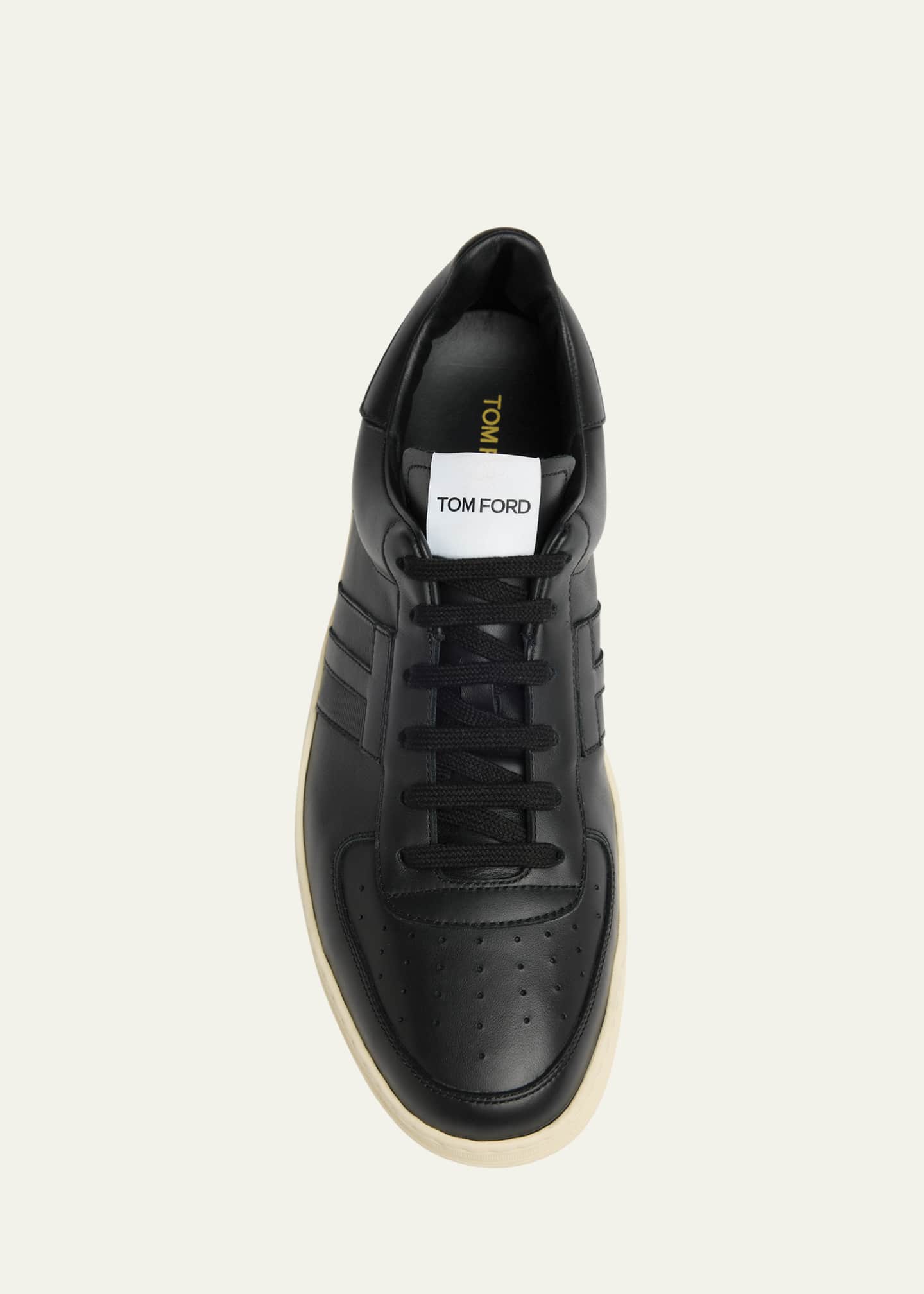TOM FORD Men's Radcliffe Smooth Leather Low-Top Sneakers Image 6 of 6