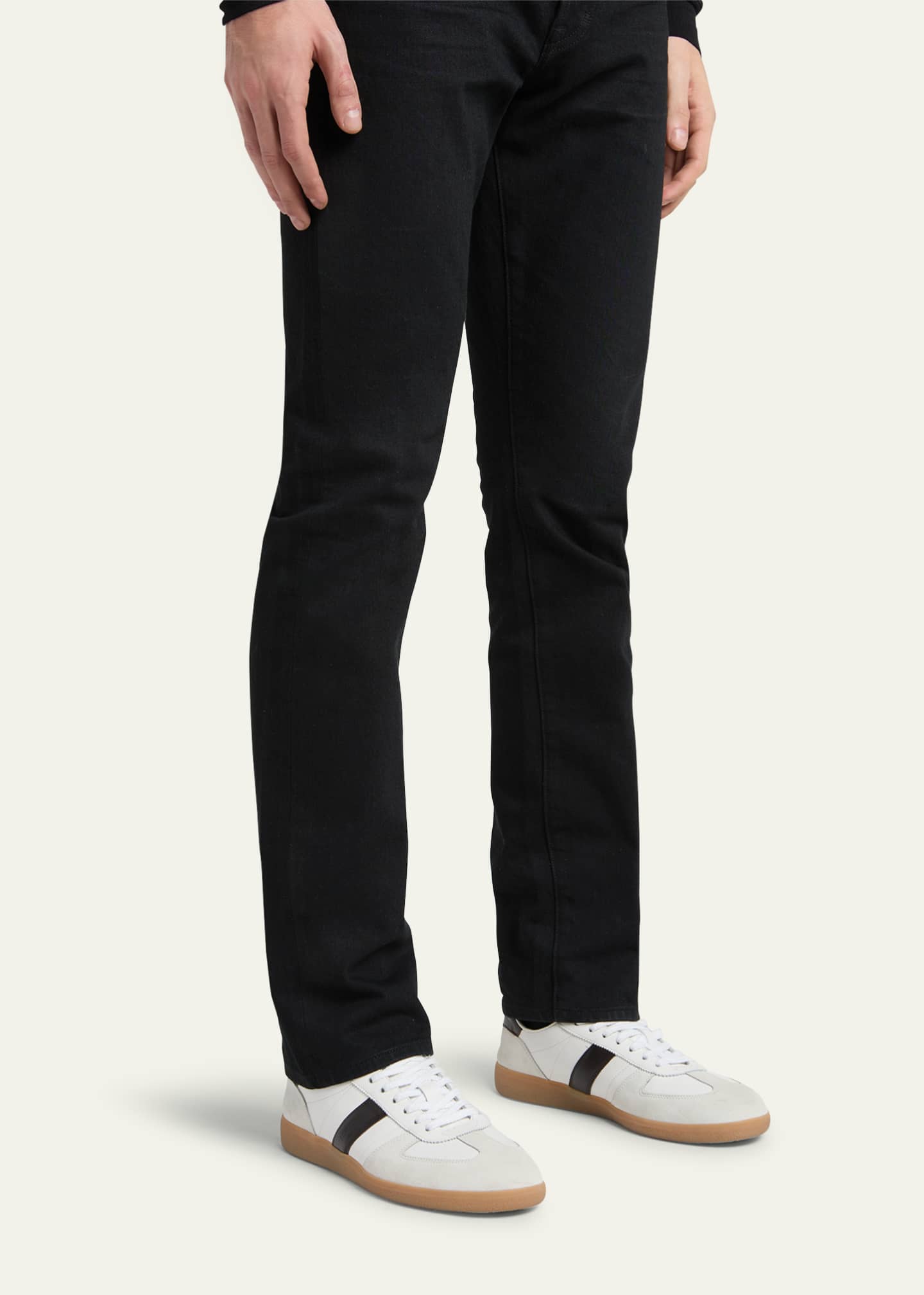 Men's Archer Suede and Leather Low-Top Sneakers