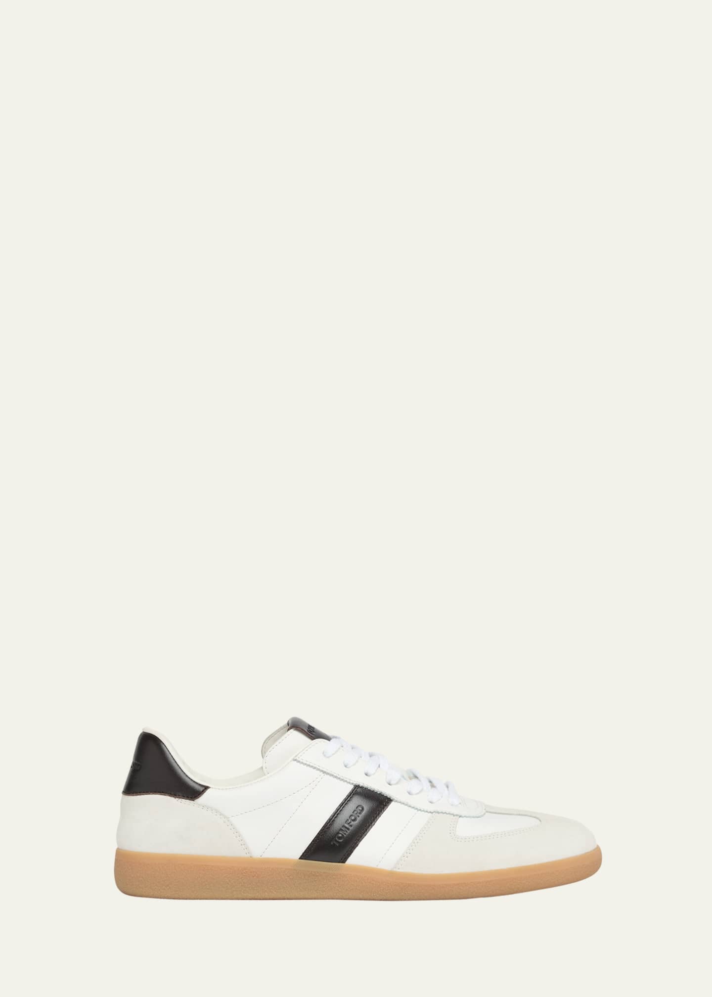 TOM FORD Men's Archer Suede and Leather Low-Top Sneakers Image 1 of 6