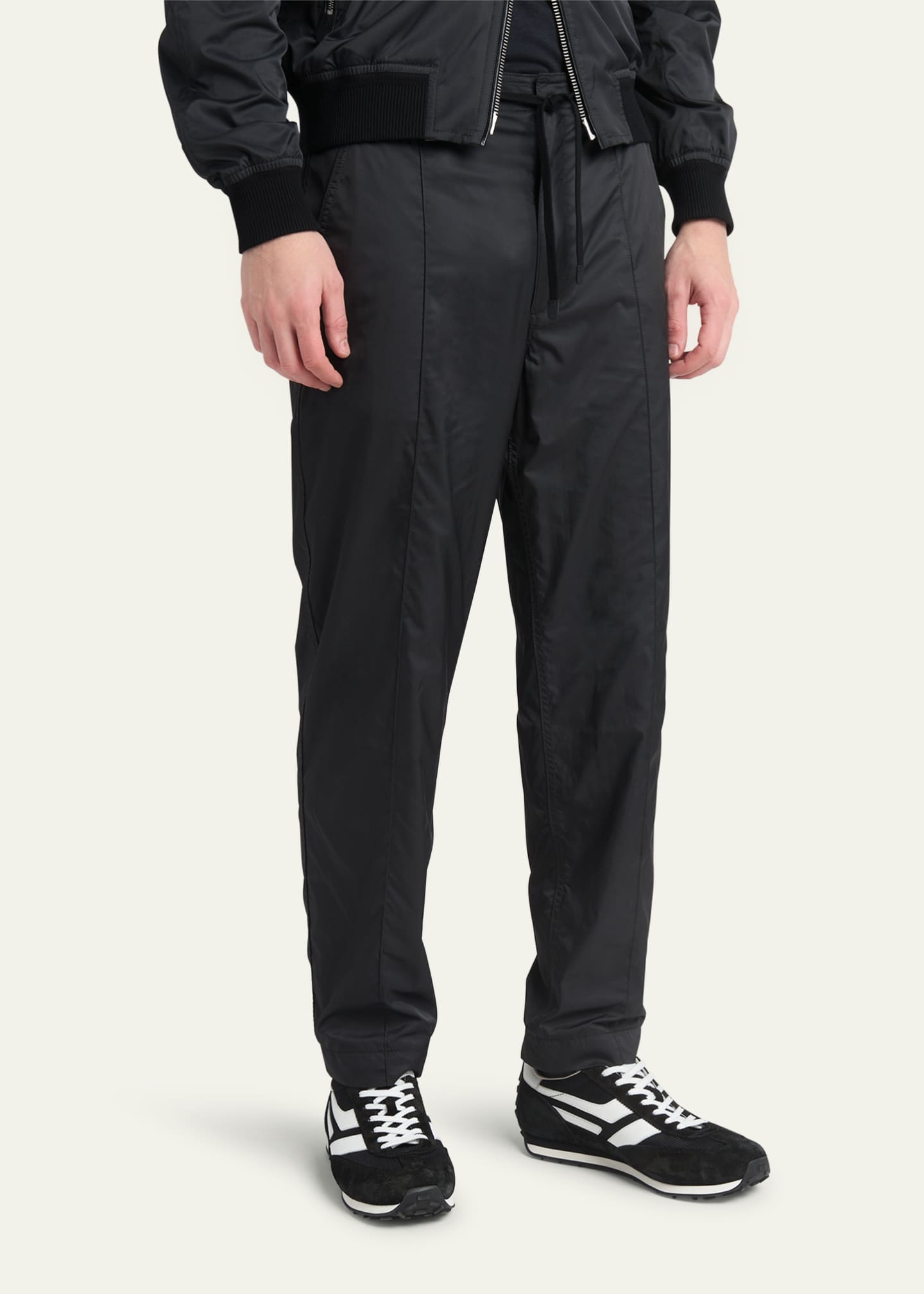 TOM FORD Men's Mick Tech Fabric and Suede Sneakers Image 2 of 6