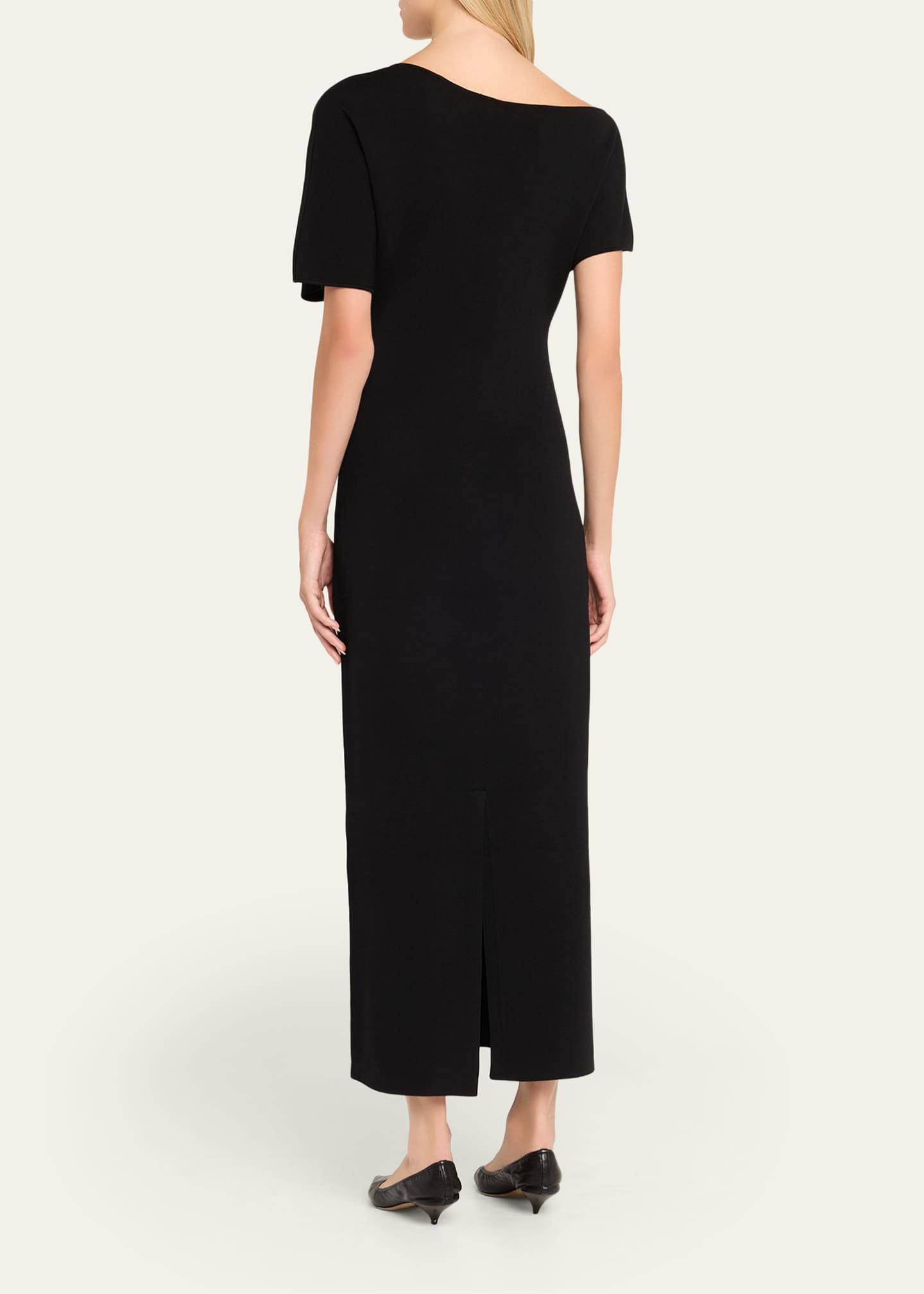 Asymmetric Knit Dress