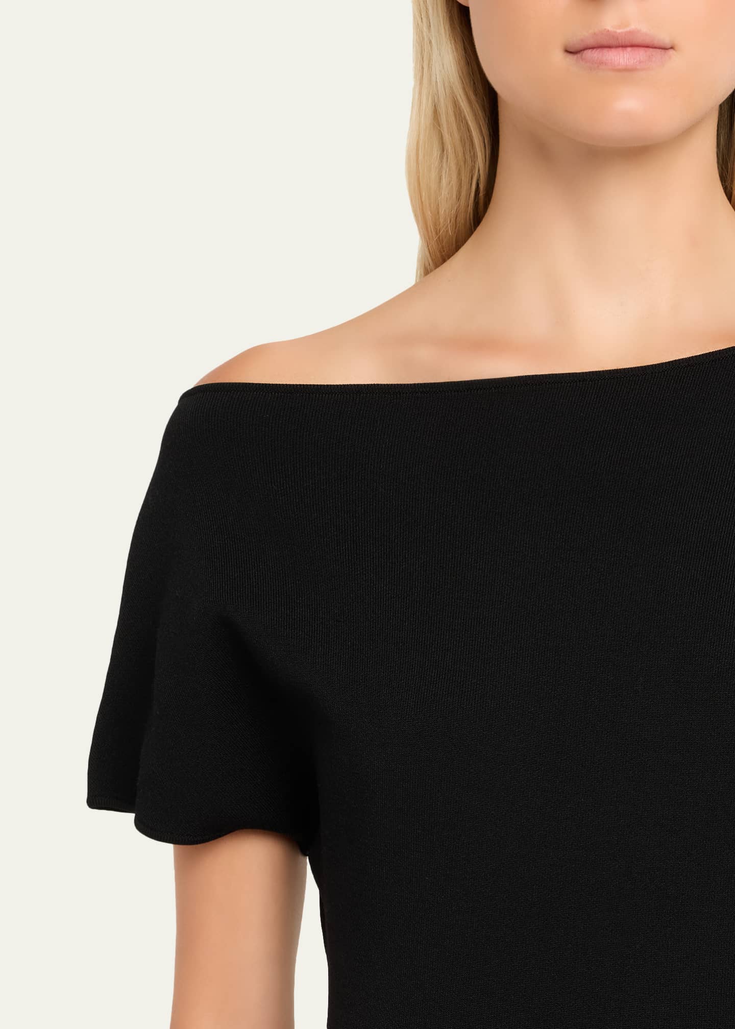 Asymmetric Knit Dress