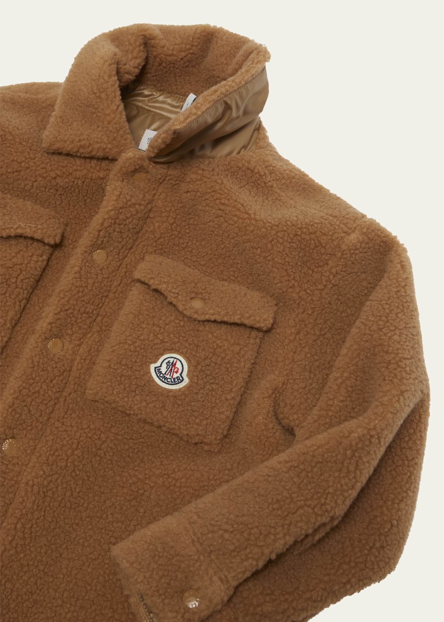 MONCLER Teddyドッグジレ White Padded Teddy Zip-Up Cardigan - Sweatshirts for Women