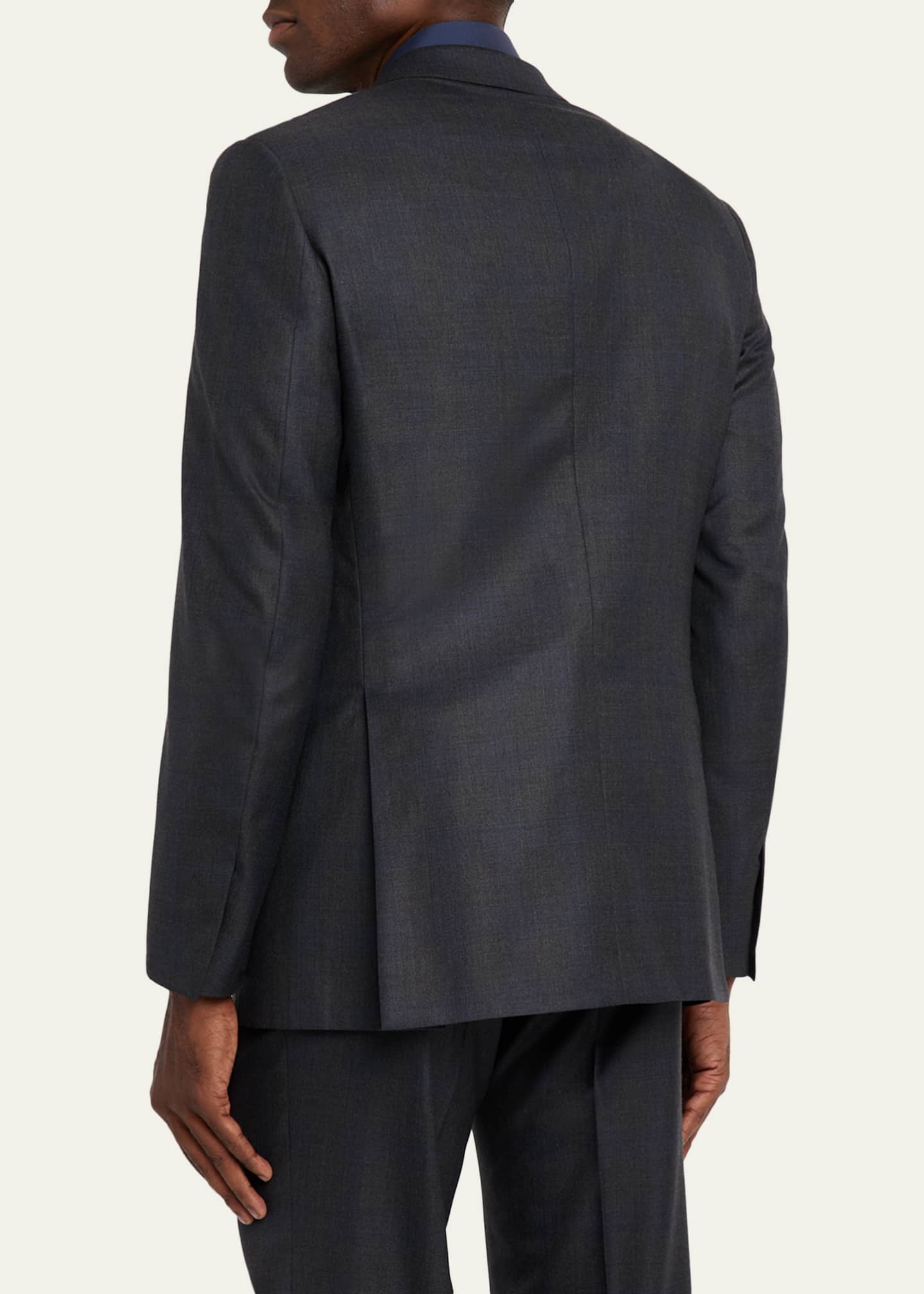 Brioni Men's Wool and Silk Tonal Check Two-Piece Suit Image 5 of 8