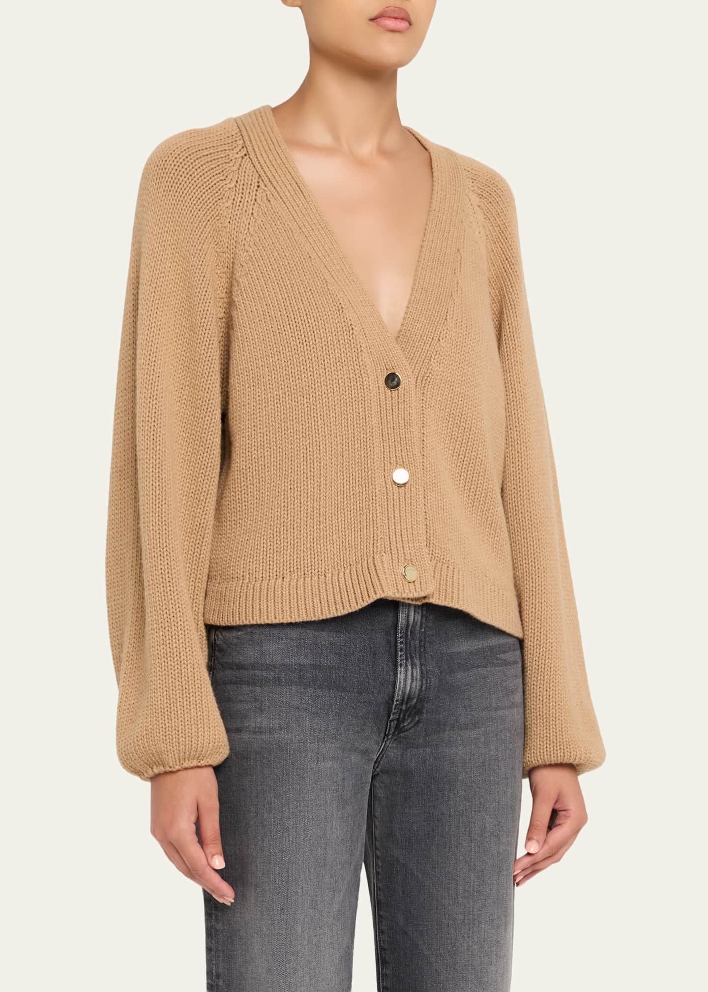 Officine Generale Jaimie Italian Wool Cardigan Image 4 of 5