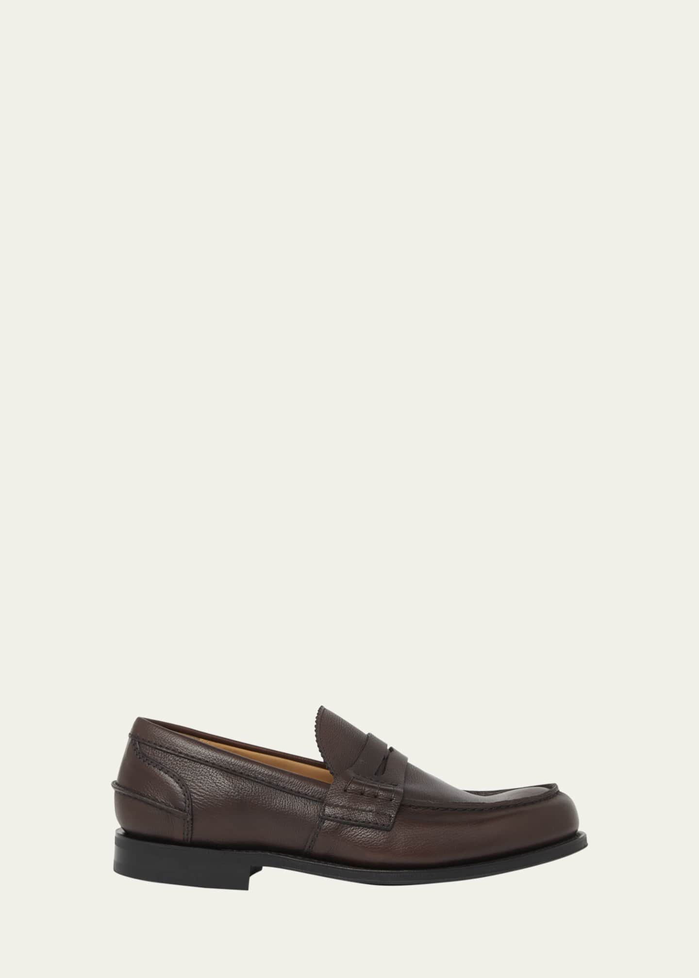 Church's Men's Pembrey 2.0 Grained Leather Penny Loafers
