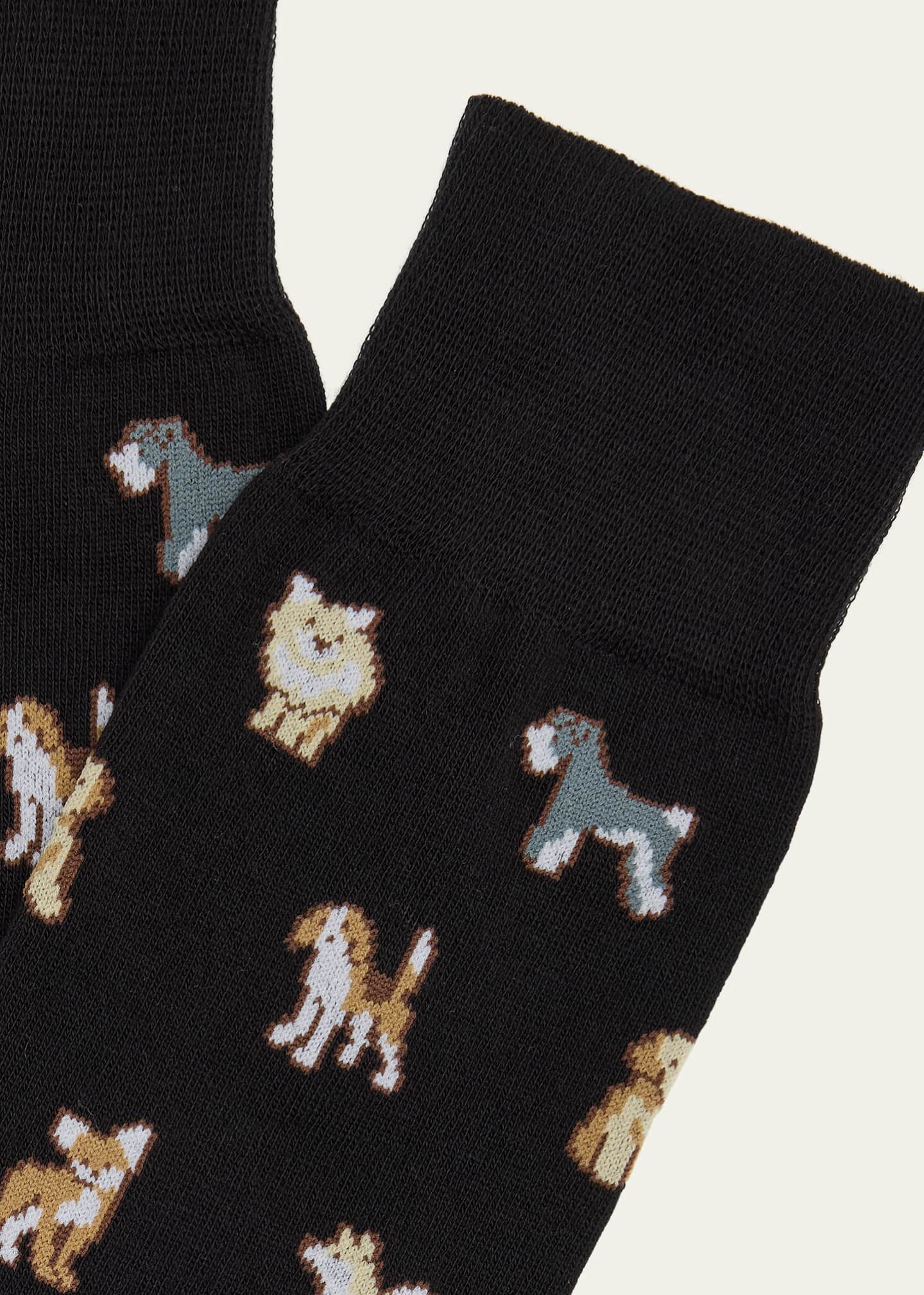Paul Smith Men's Kyoto Dogs Crew Socks Image 2 of 2