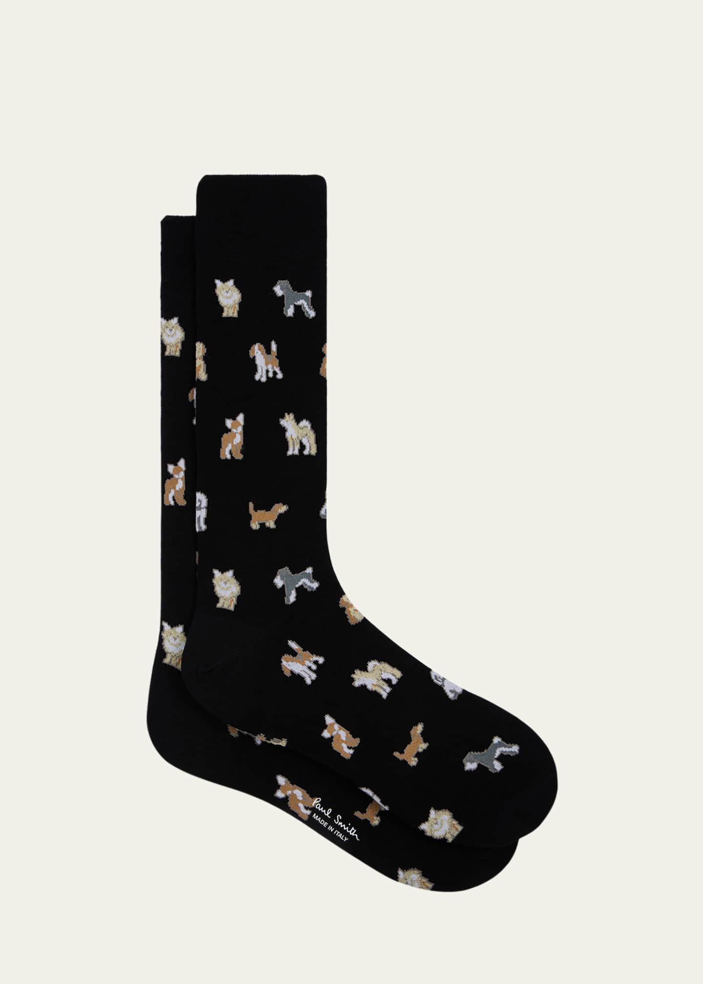 Paul Smith Men's Kyoto Dogs Crew Socks Image 1 of 2