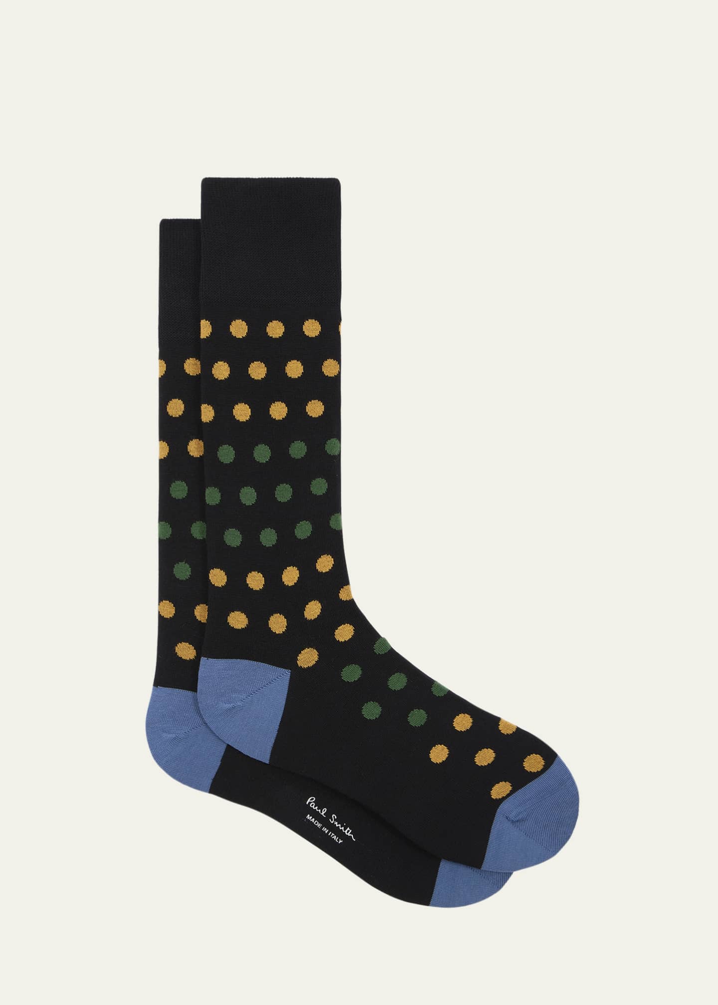 Paul Smith Men's Kingston Polka Dot Crew Socks Image 1 of 2