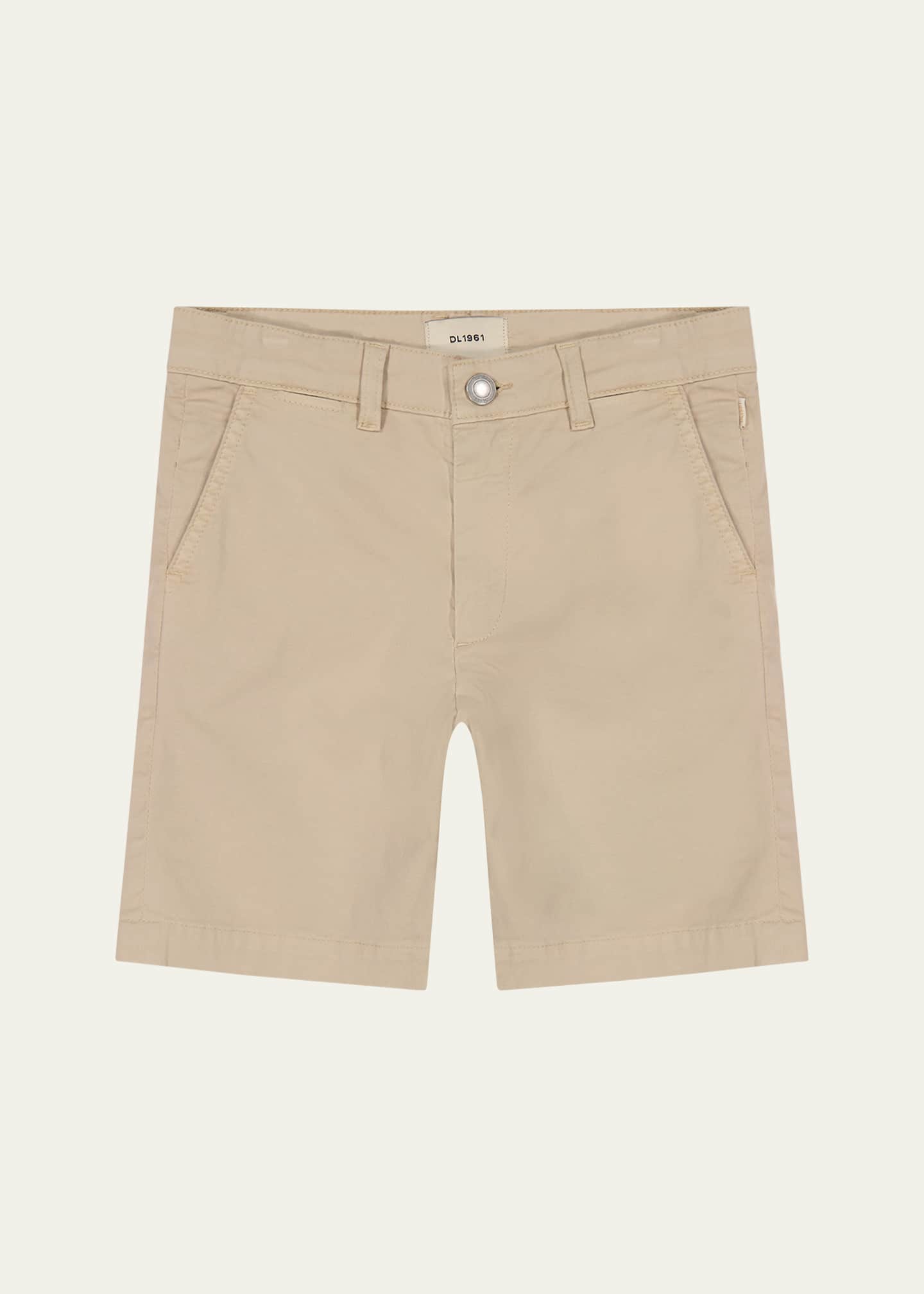 DL1961 Boy's Jacob Cotton Twill Chino Shorts, Size 2-7 Image 1 of 2