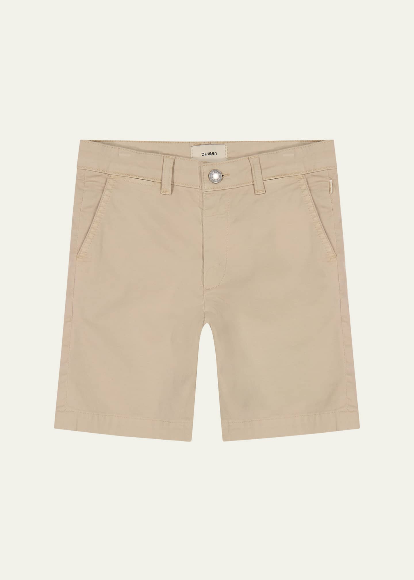 DL1961 Boy's Jacob Cotton Twill Shorts, Size 8-14 Image 1 of 2