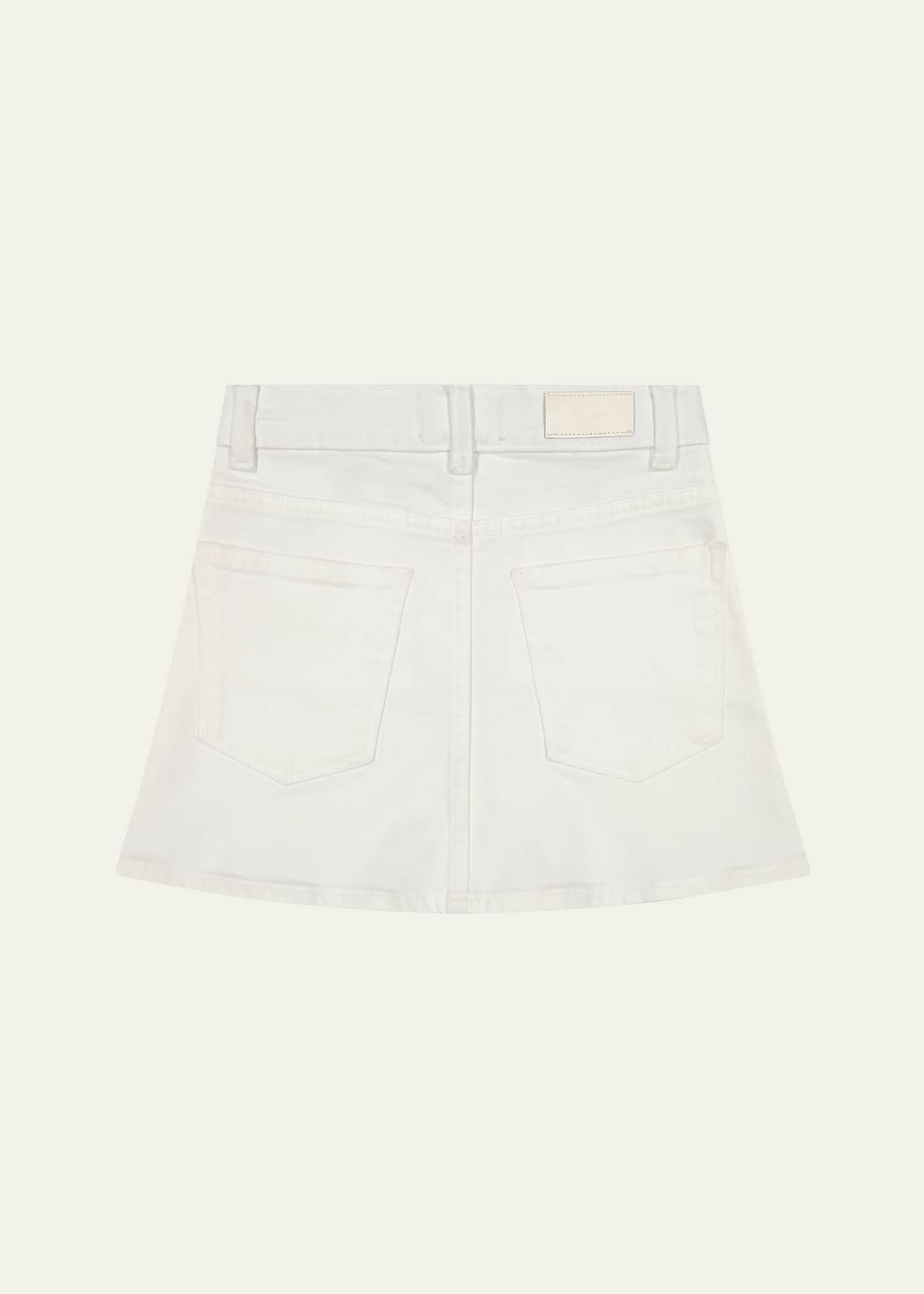 DL1961 Girl's Jenny Denim Mini Skirt, Size 2-7 Image 2 of 2
