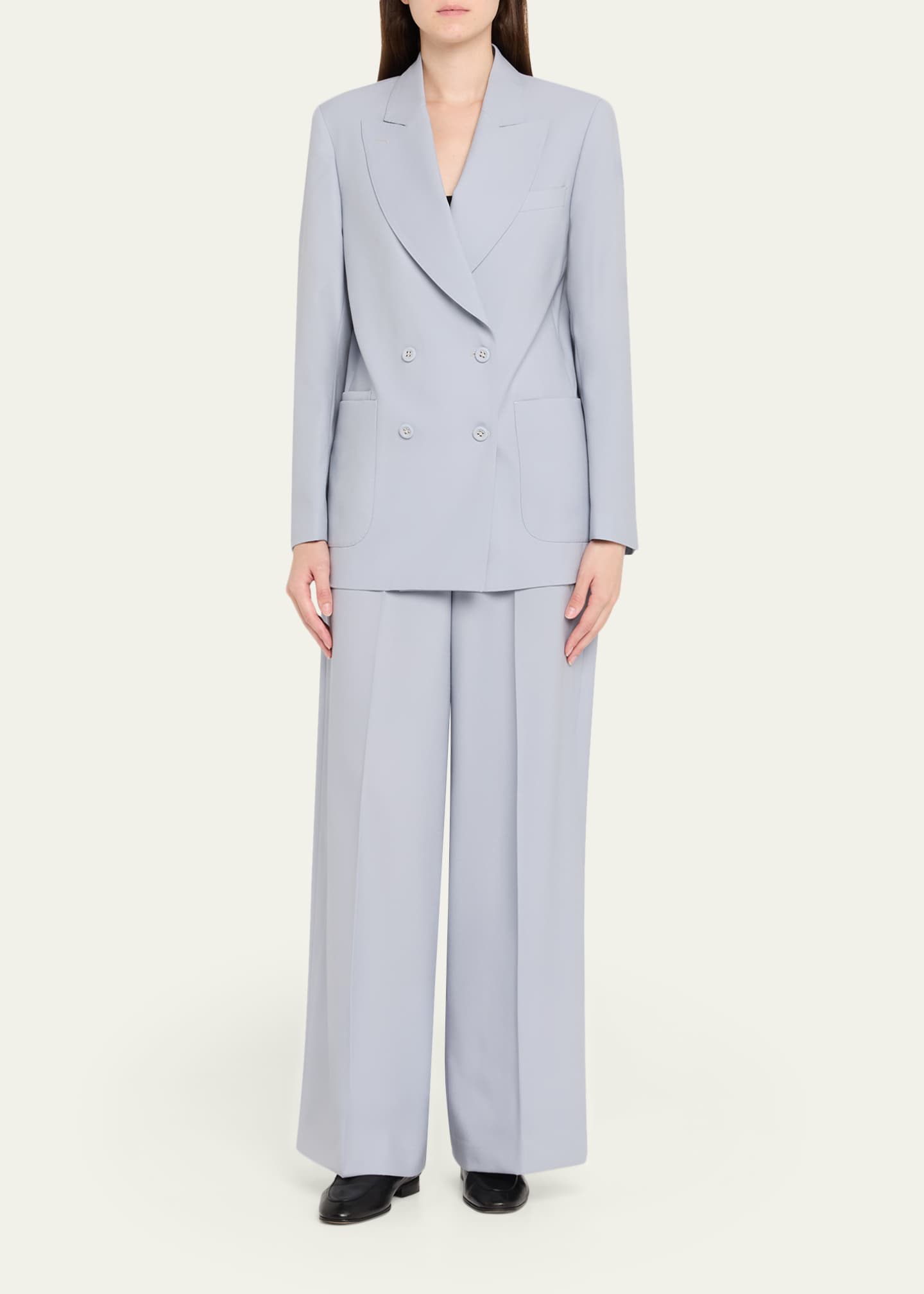 Officine Generale Rosalia Wool Pants Image 2 of 5