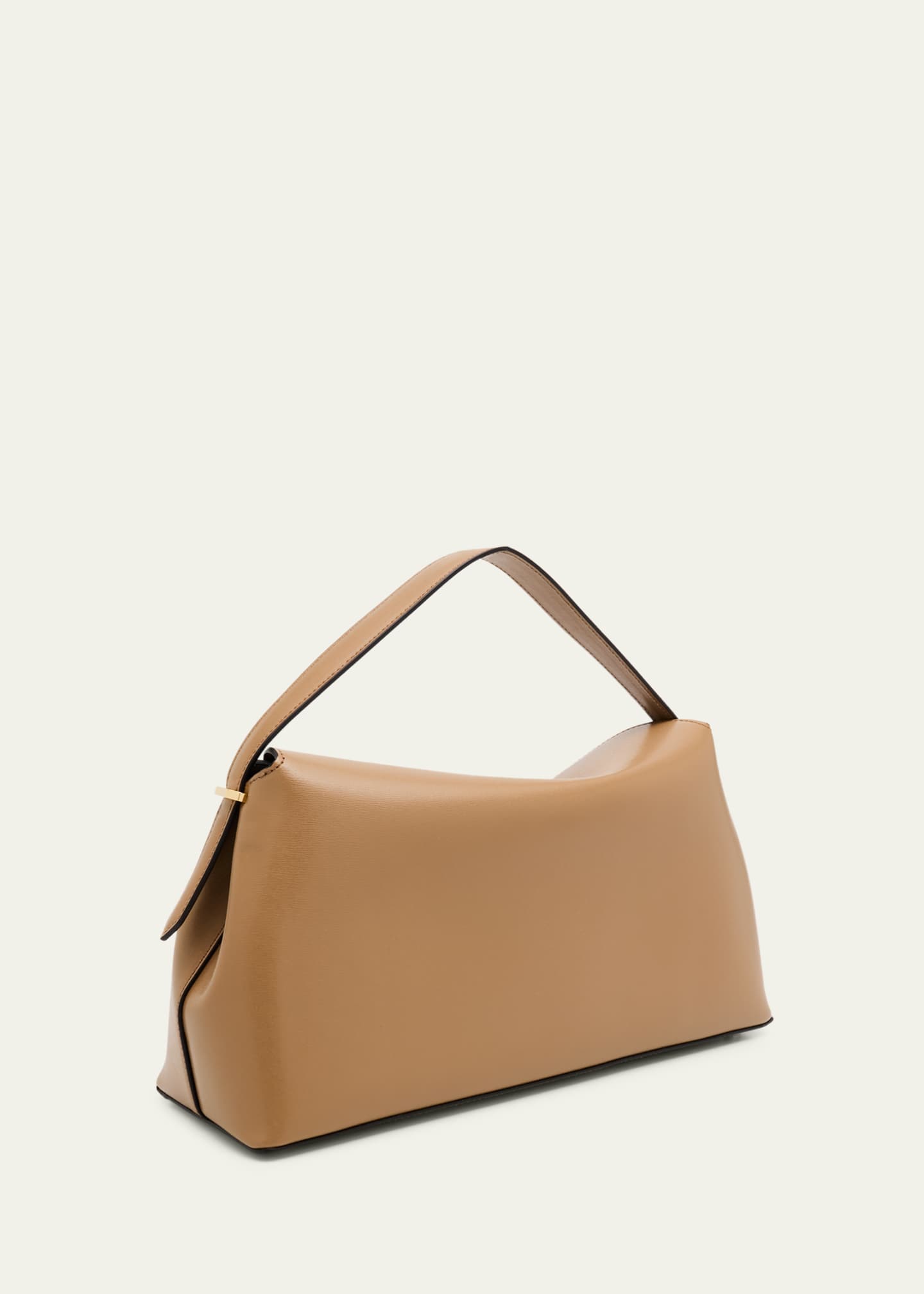 T-Lock Leather Top-Handle Bag