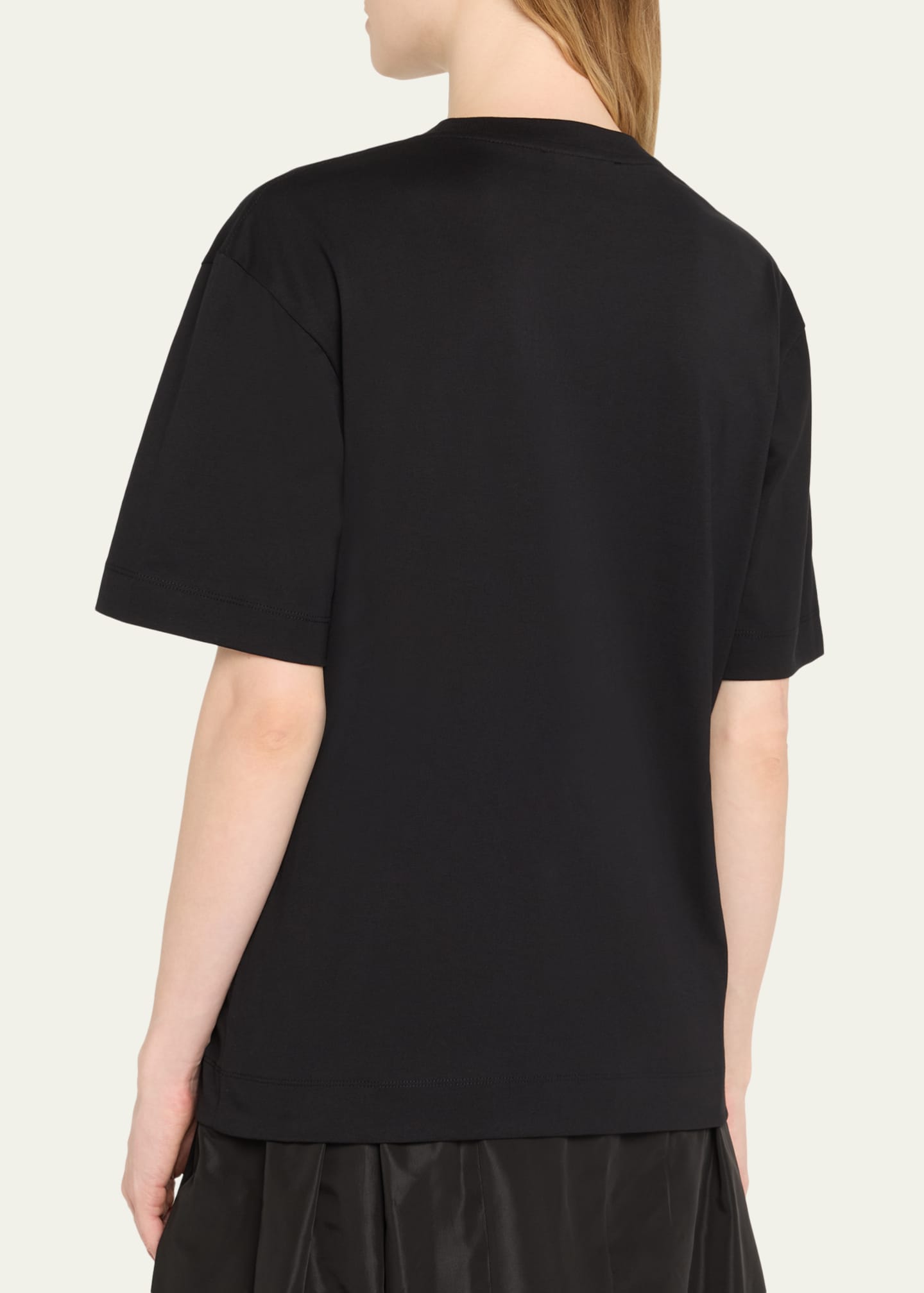 Simone Rocha Patchwork Frill Bust Detail T-Shirt Image 3 of 5