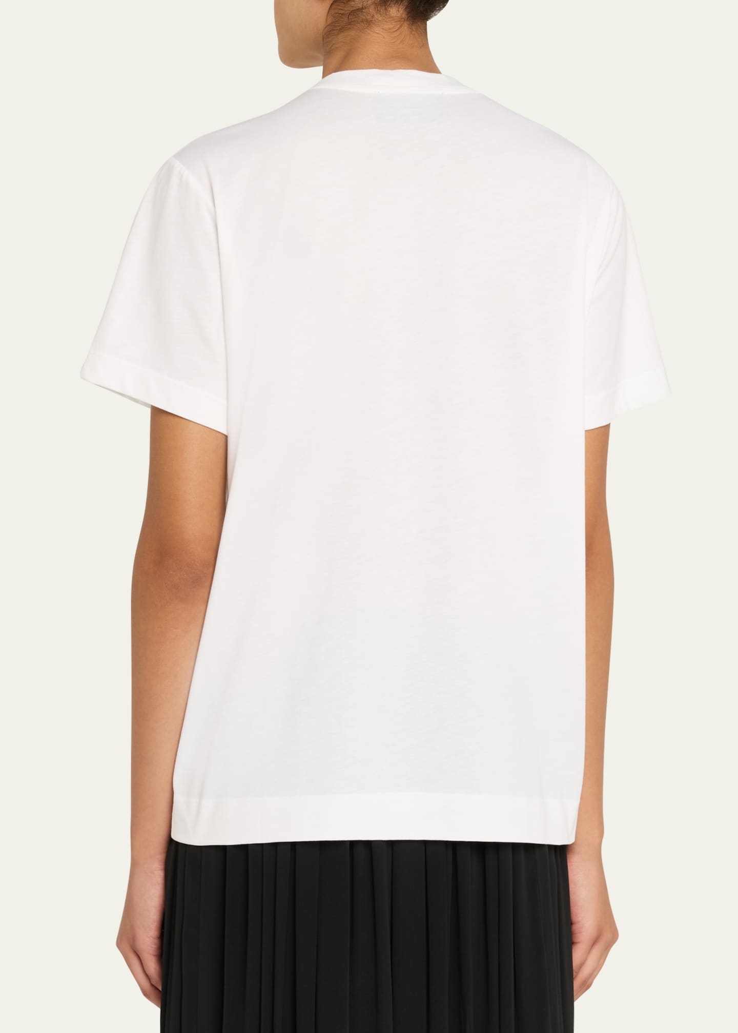 Unraveling Ribbon Cotton Jersey T-Shirt