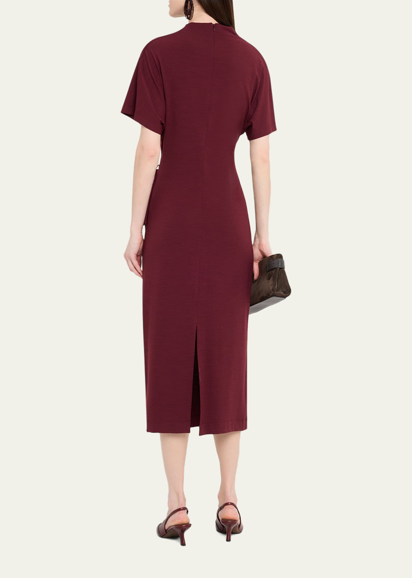 jersey midi dress short sleeve Navy Dorothy Perkins Ditsy Short Sleeve Jersey Midi Dress