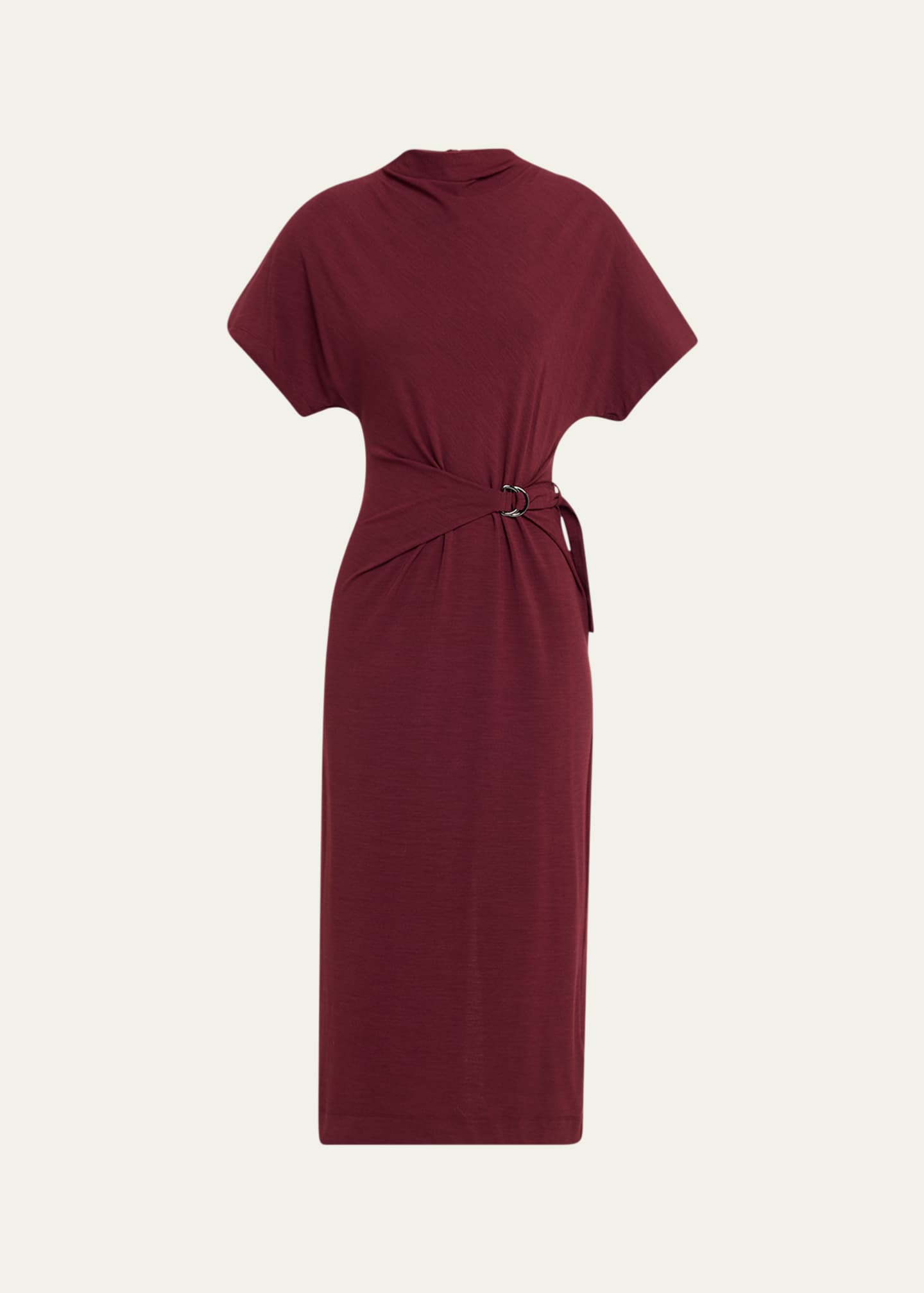 short sleeve wool dress Brooklyn Reversible Merino Wool Dress