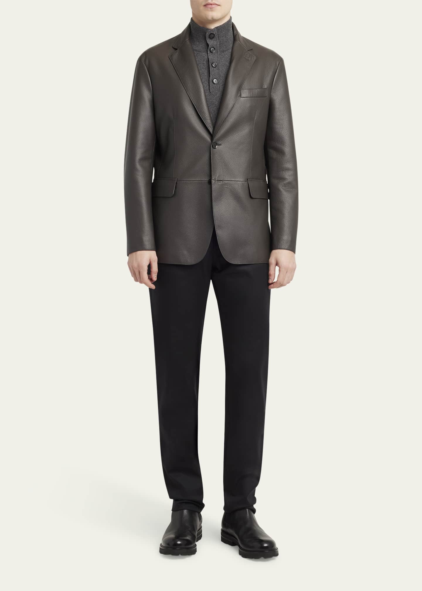Brioni Men's Monti Deerskin Single-Breasted Blazer Image 2 of 6