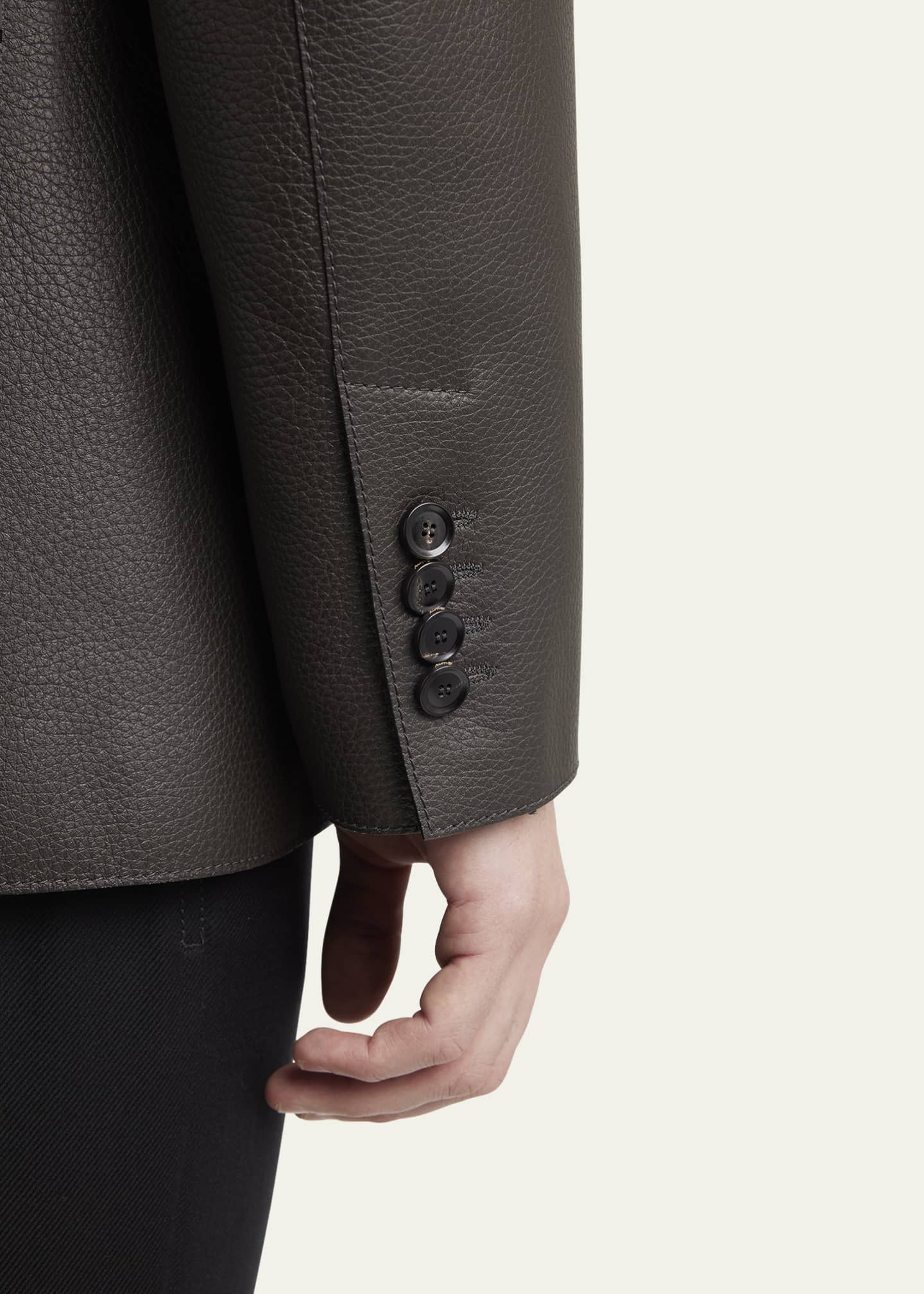 Brioni Men's Monti Deerskin Single-Breasted Blazer Image 6 of 6