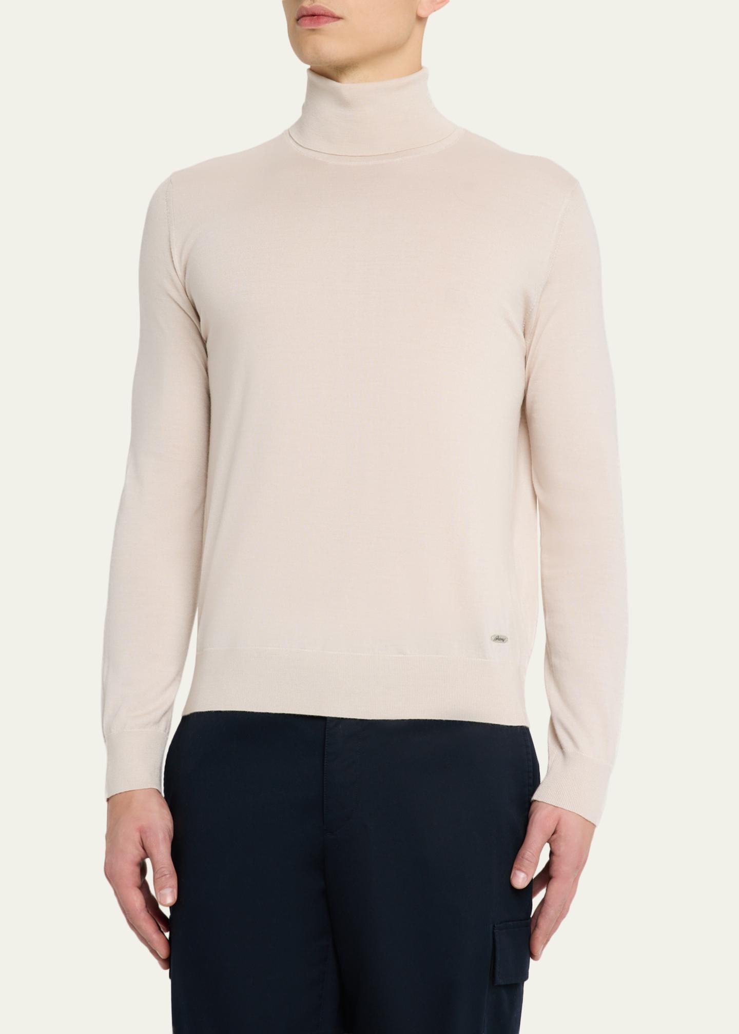 Brioni ブリオーニ　タートルネックニット Brioni Men's Cashmere and Silk Slim Turtleneck Sweater - Bergdorf