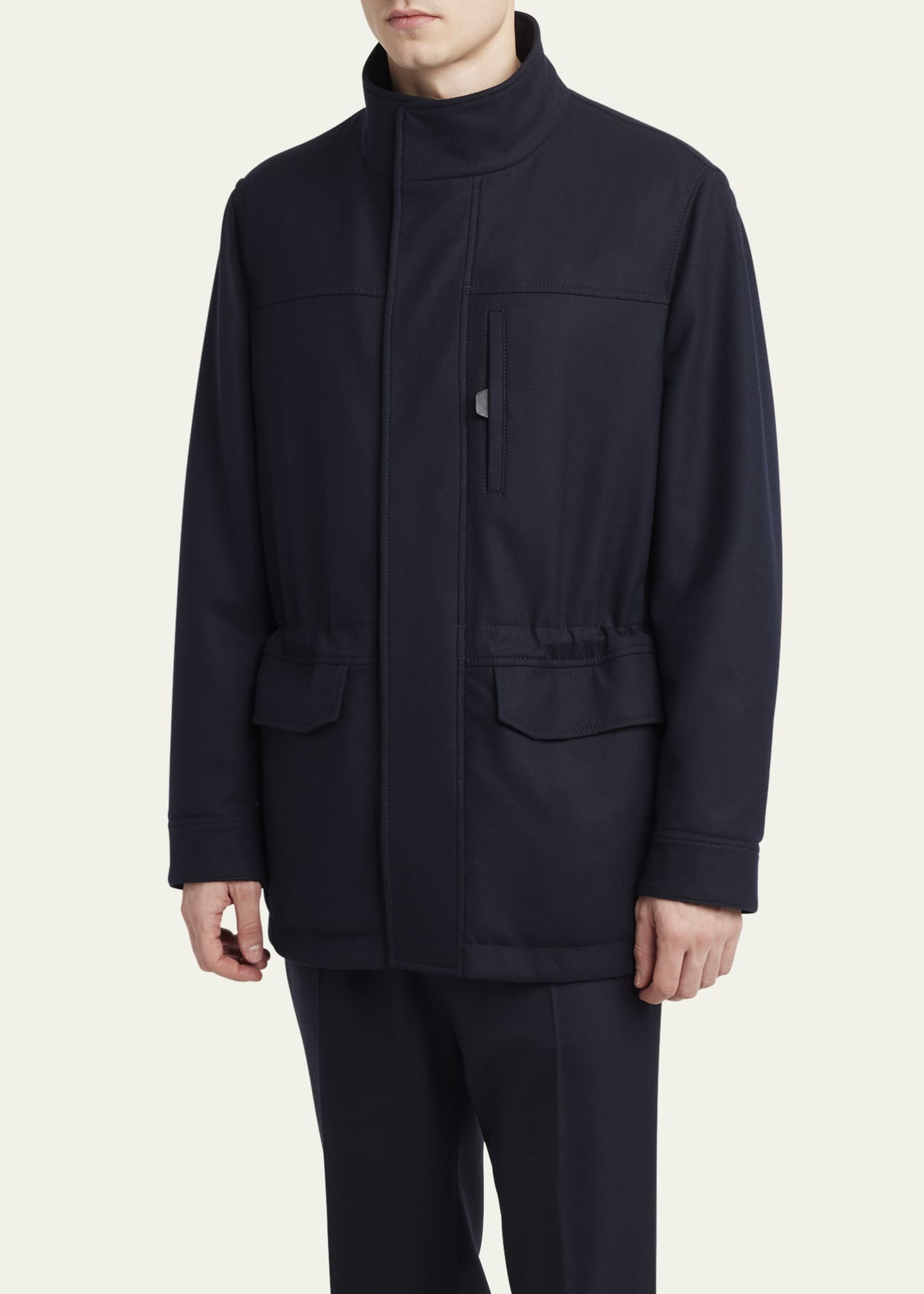 Brioni Men's Cashmere Water-Repellent Field Jacket Image 4 of 5