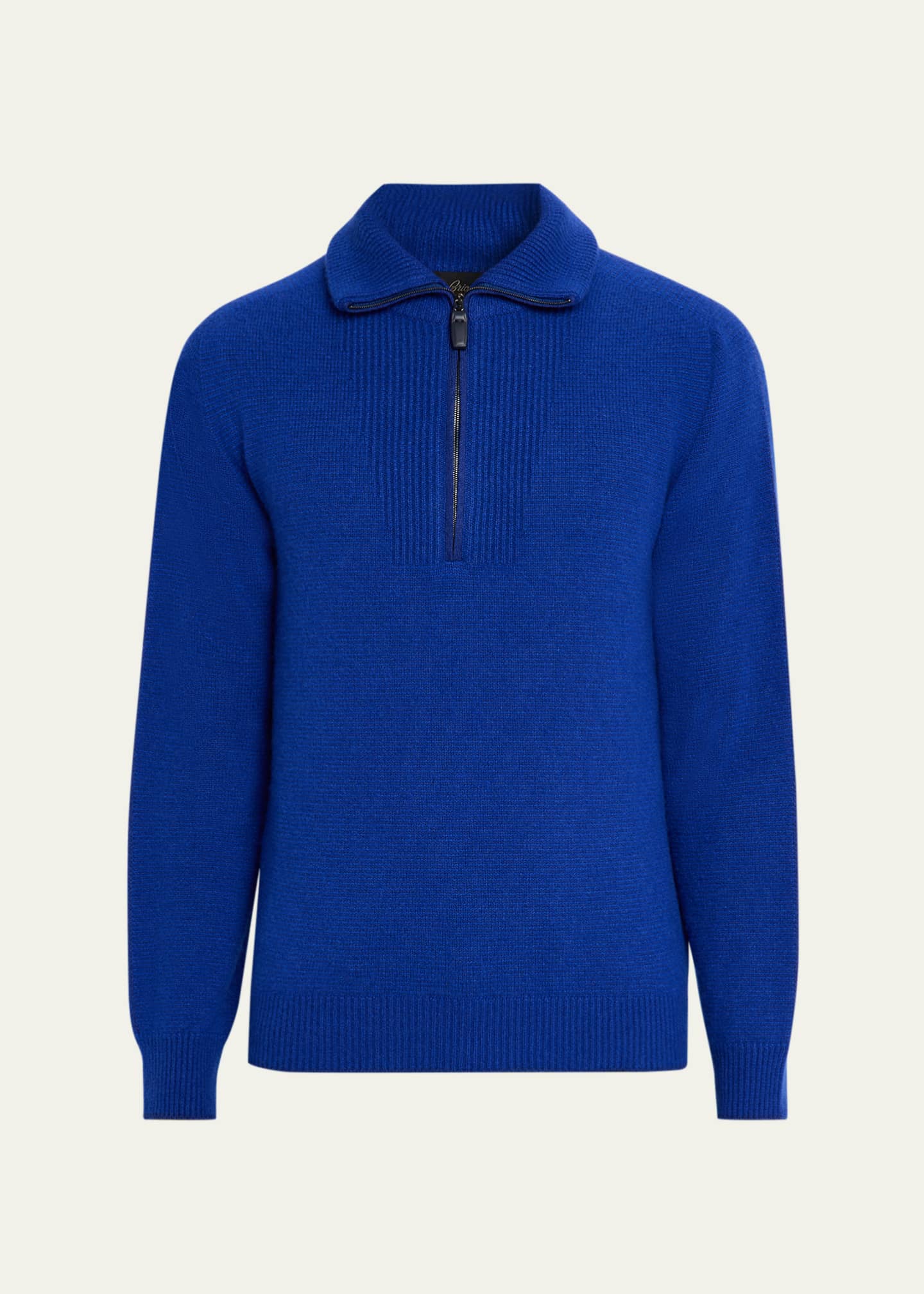Brioni Men's Cashmere and Silk Knit Half-Zip Sweater - Bergdorf