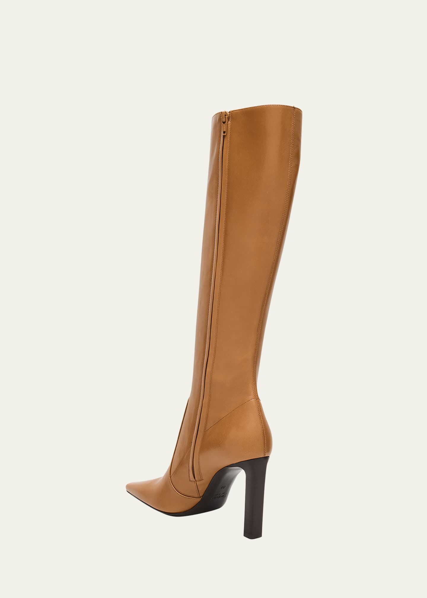 Francoise Smooth Leather Knee-High Boots