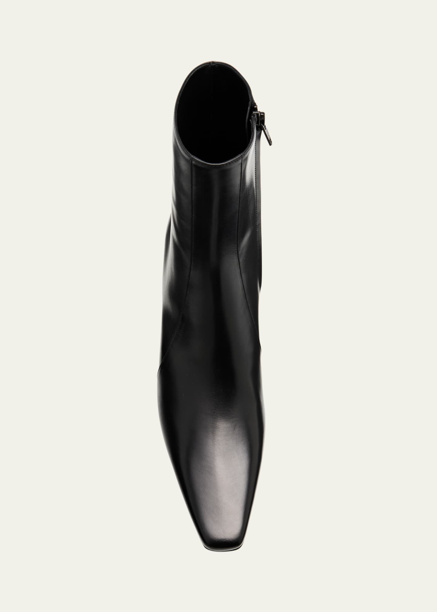 Saint Laurent Rainer Leather Ankle Boots - Bergdorf Goodman