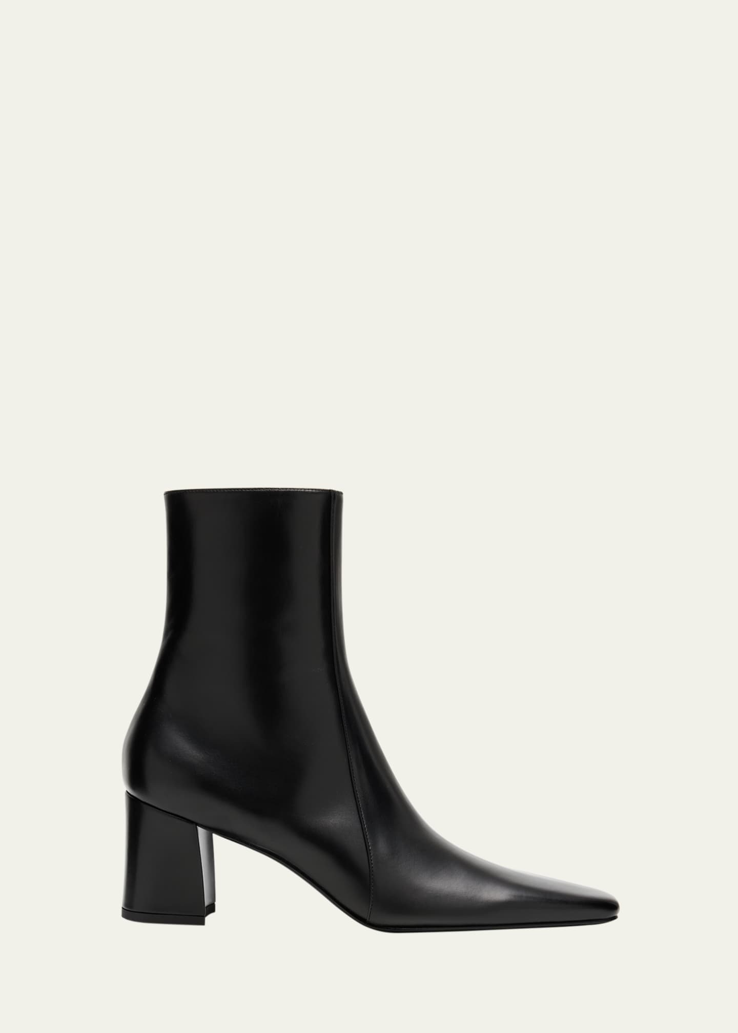 Archive SAINT LAURENT ブーツ Saint Laurent Rainer Leather Ankle Boots - Bergdorf Goodman