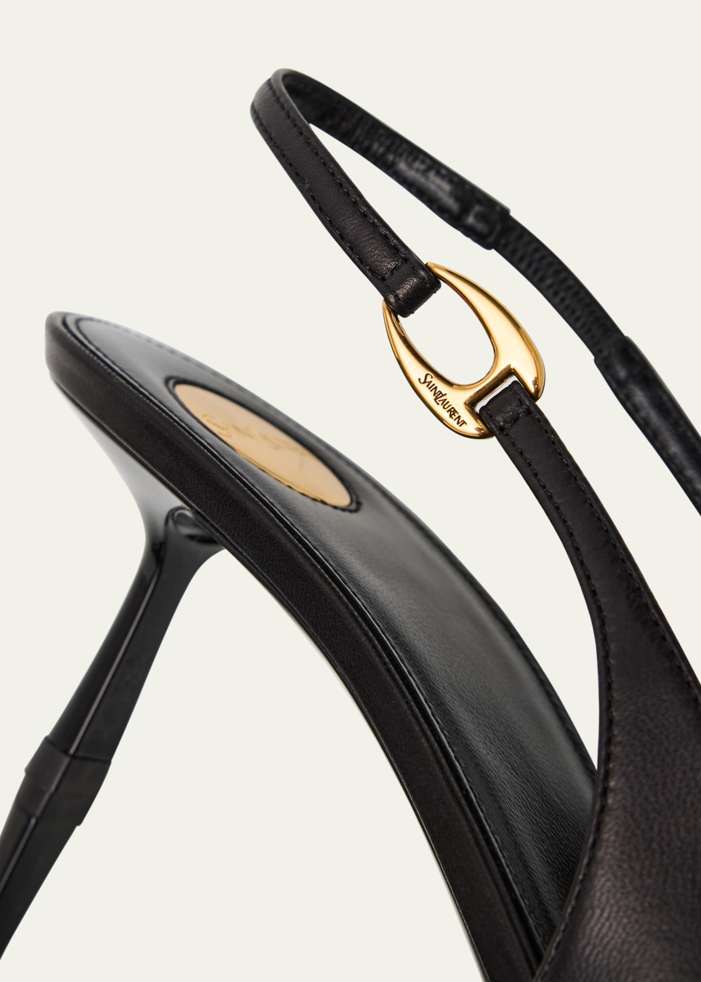 Vendome Leather Slingback Pumps