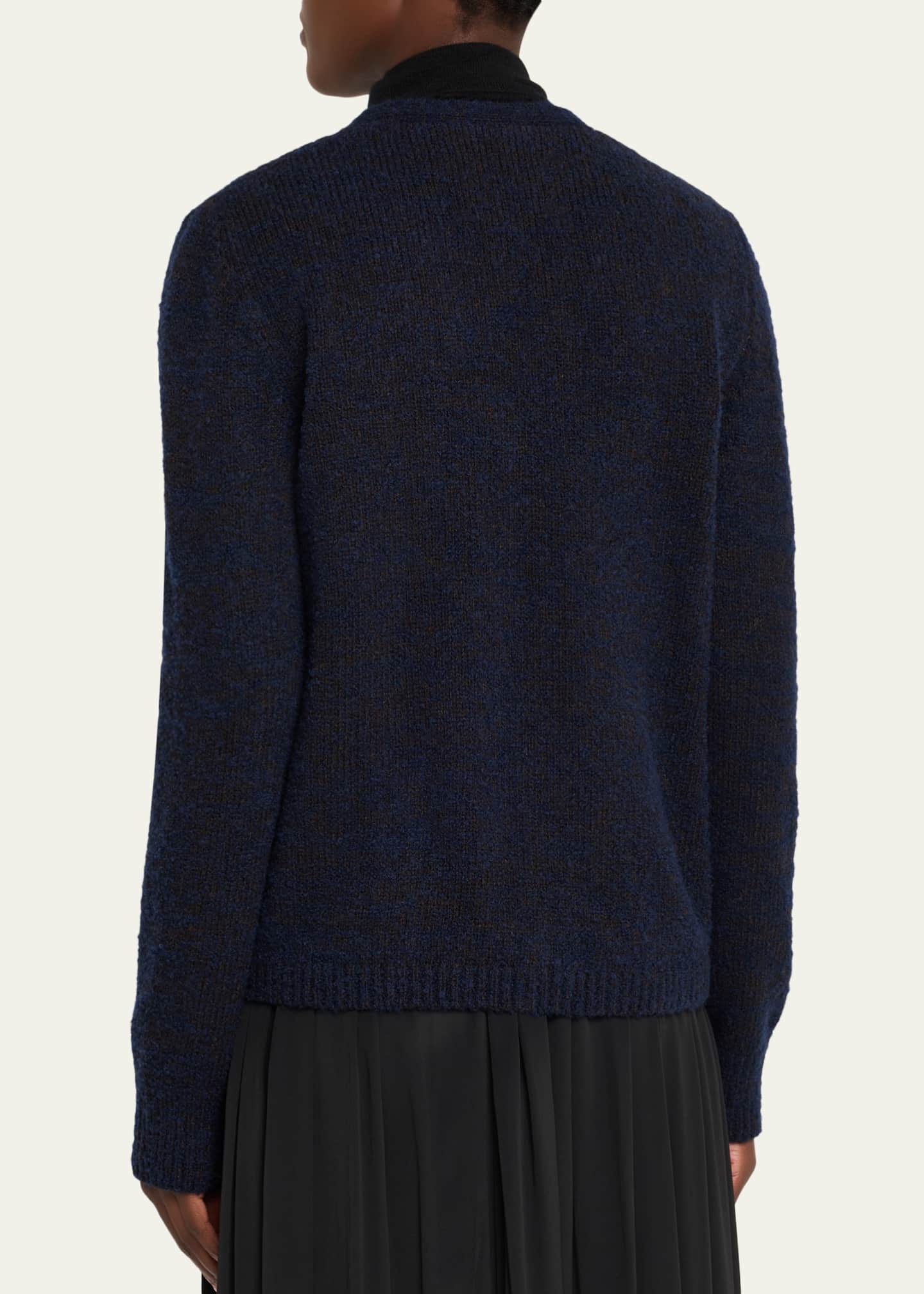 Maison Margiela Two-Toned Knit V-Neck Cardigan - Bergdorf Goodman