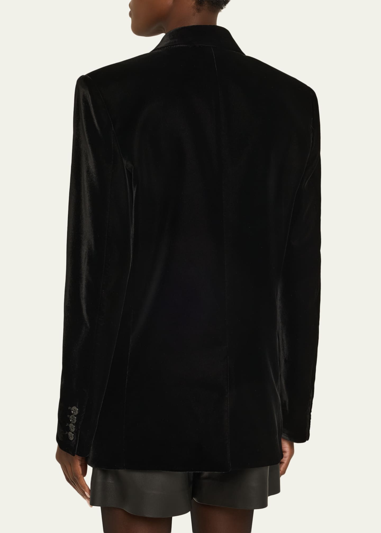 Saint Laurent Slim Fit Red Velvet Blazer w/ Tags - Size 52