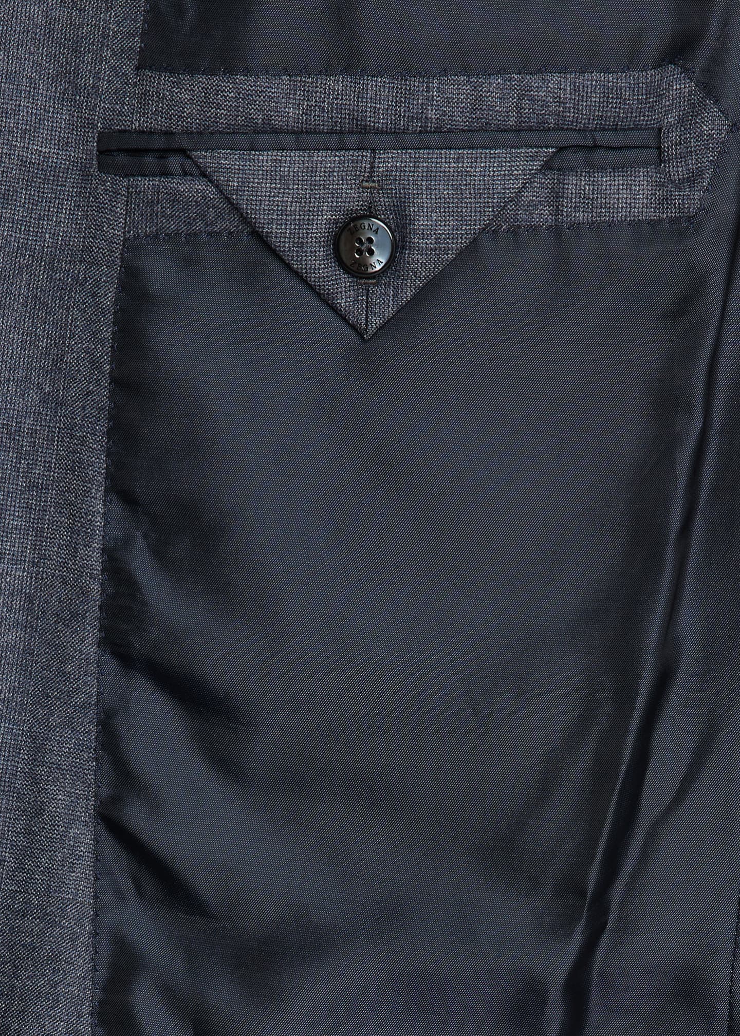 ZEGNA Men's Wool Tonal Plaid Two-Piece Suit Image 7 of 8