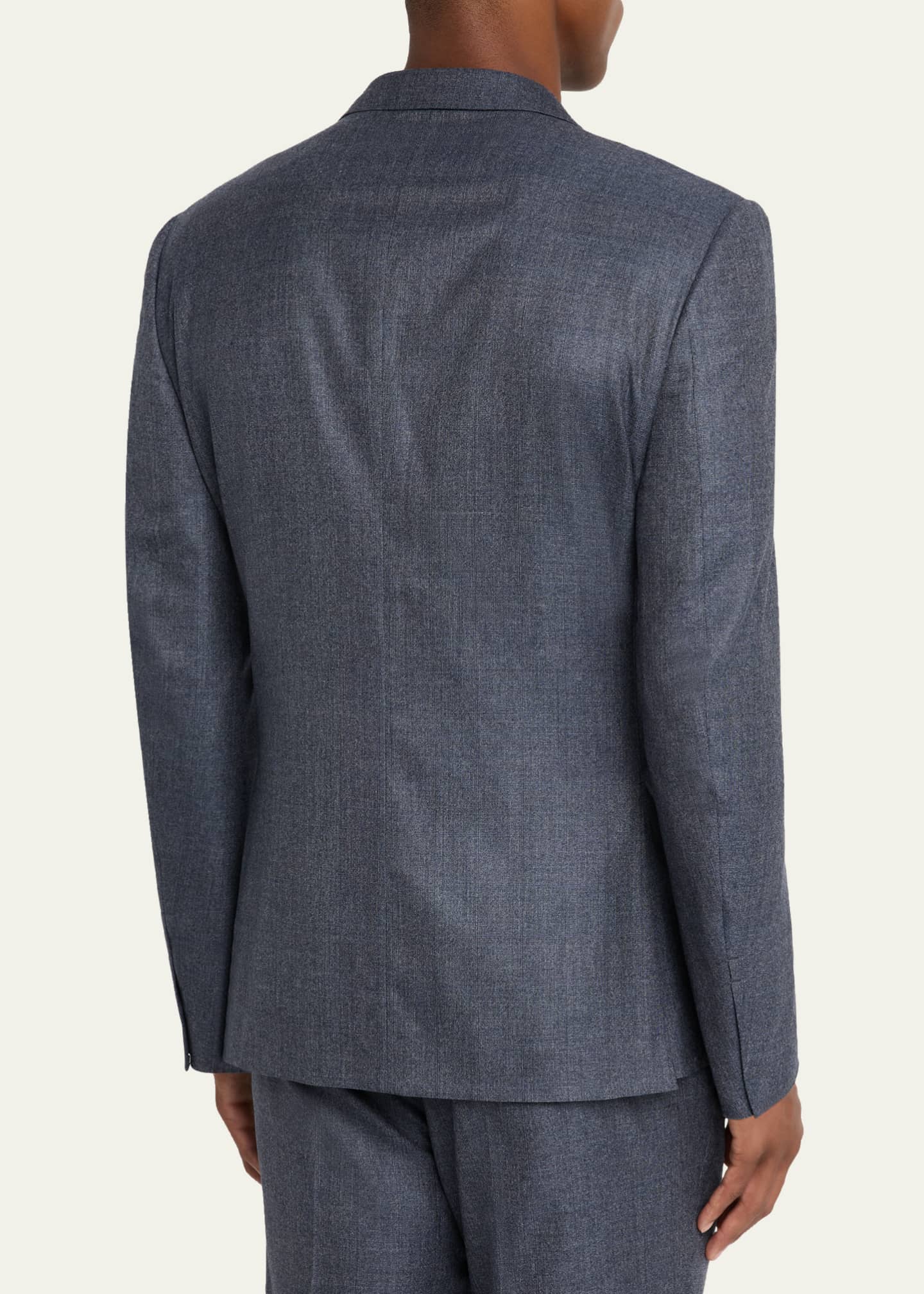 ZEGNA Men's Wool Tonal Plaid Two-Piece Suit Image 5 of 8