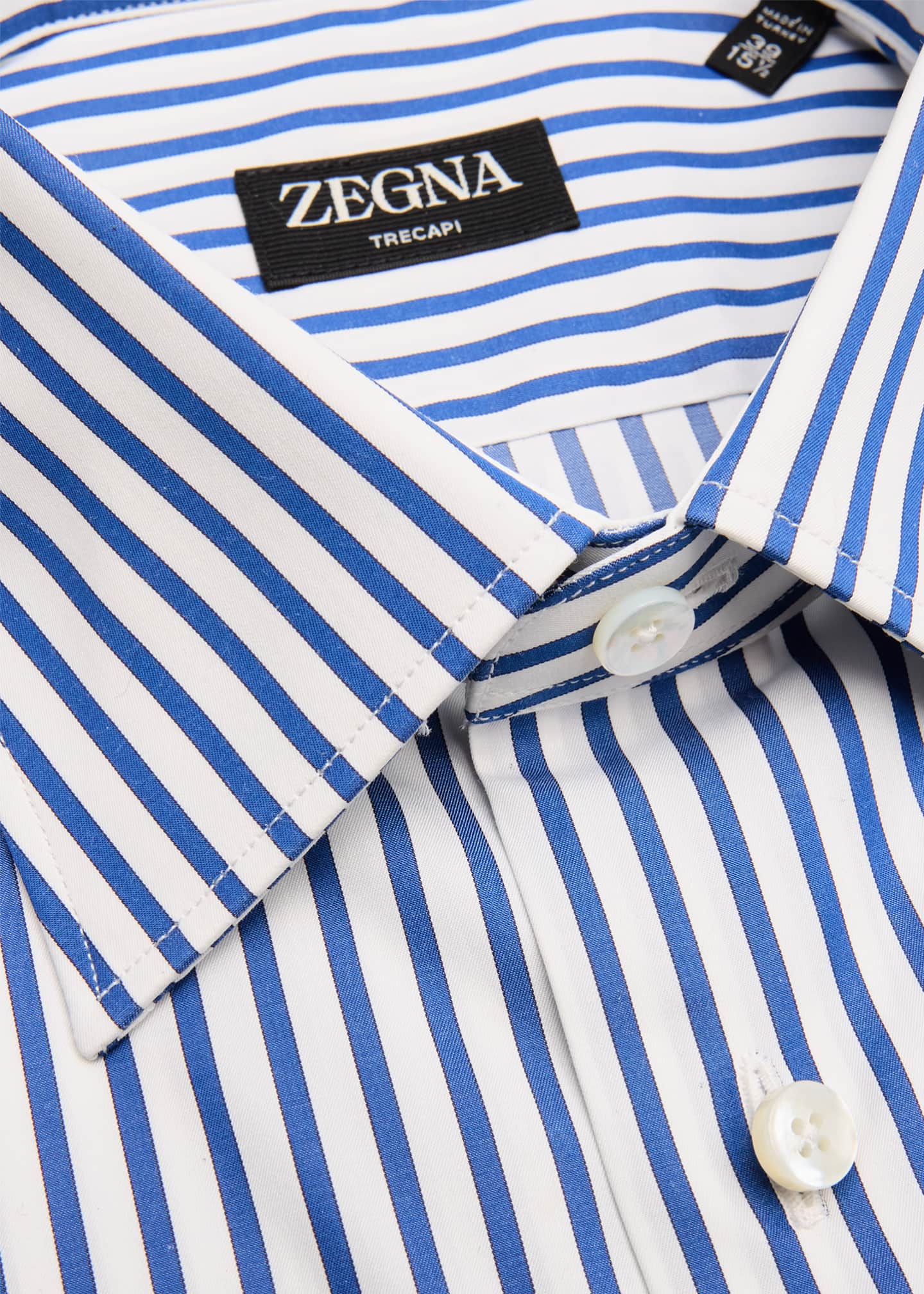 bold stripe dress shirt Bold Stripe Dress Shirt  Men's Dress Shirt | Natale's LT BLUE / 17.5