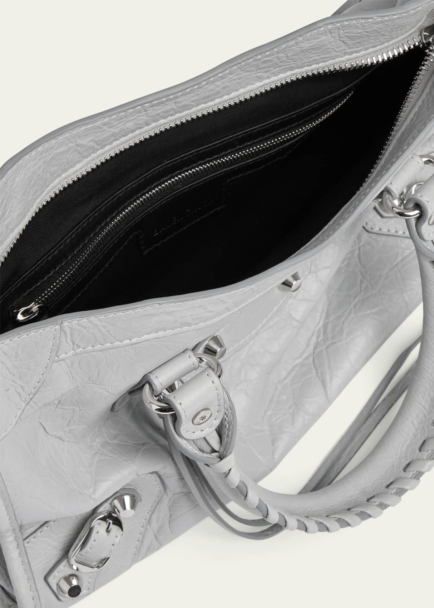 Balenciaga Le City Small Arena Leather Crossbody Bag