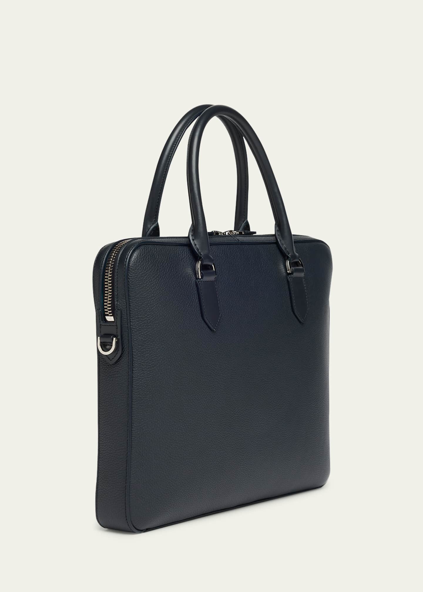 TOM FORD Men's Elliot Soft Grain Leather Briefcase Image 3 of 6