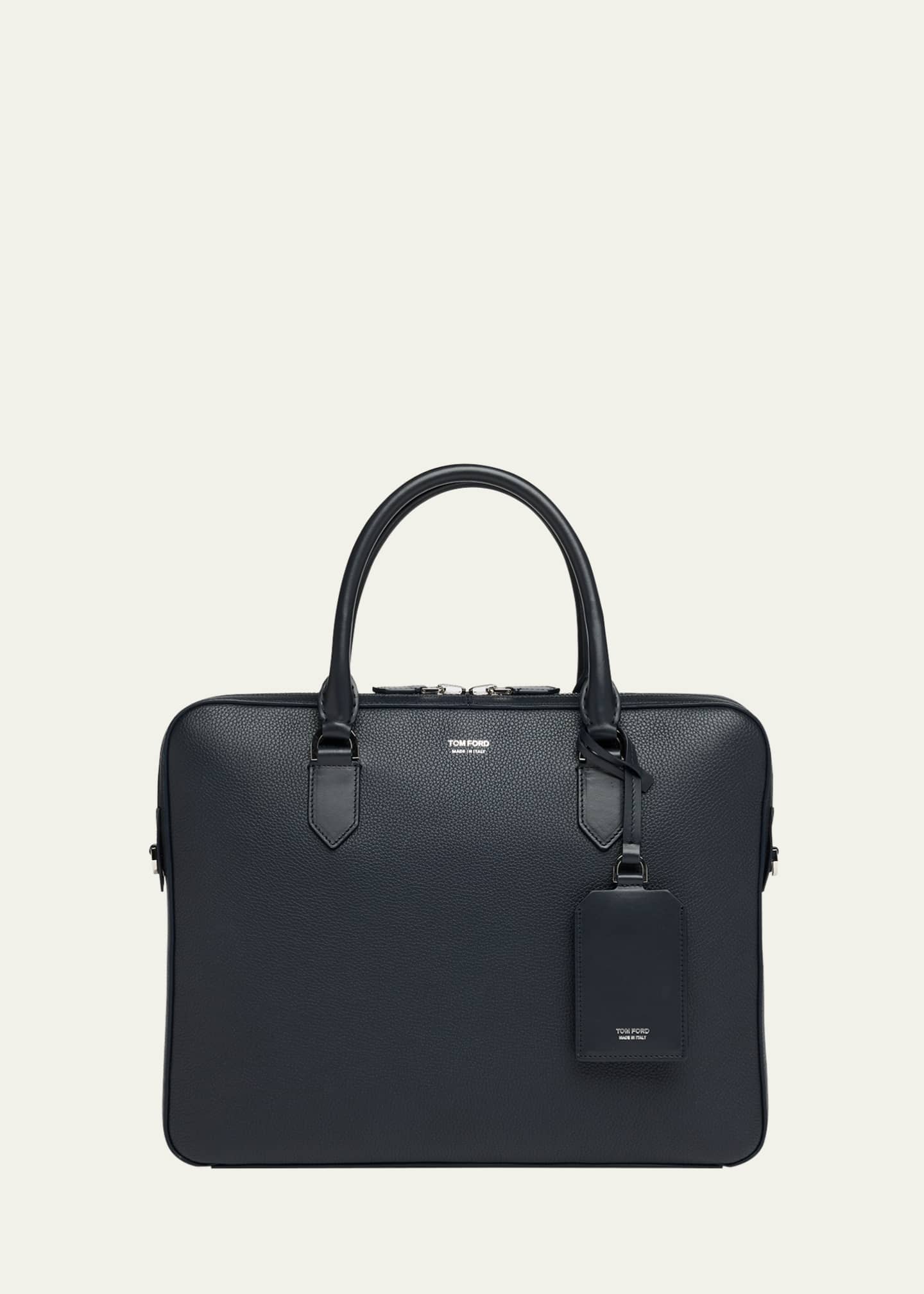 TOM FORD Men's Elliot Soft Grain Leather Briefcase Image 1 of 6