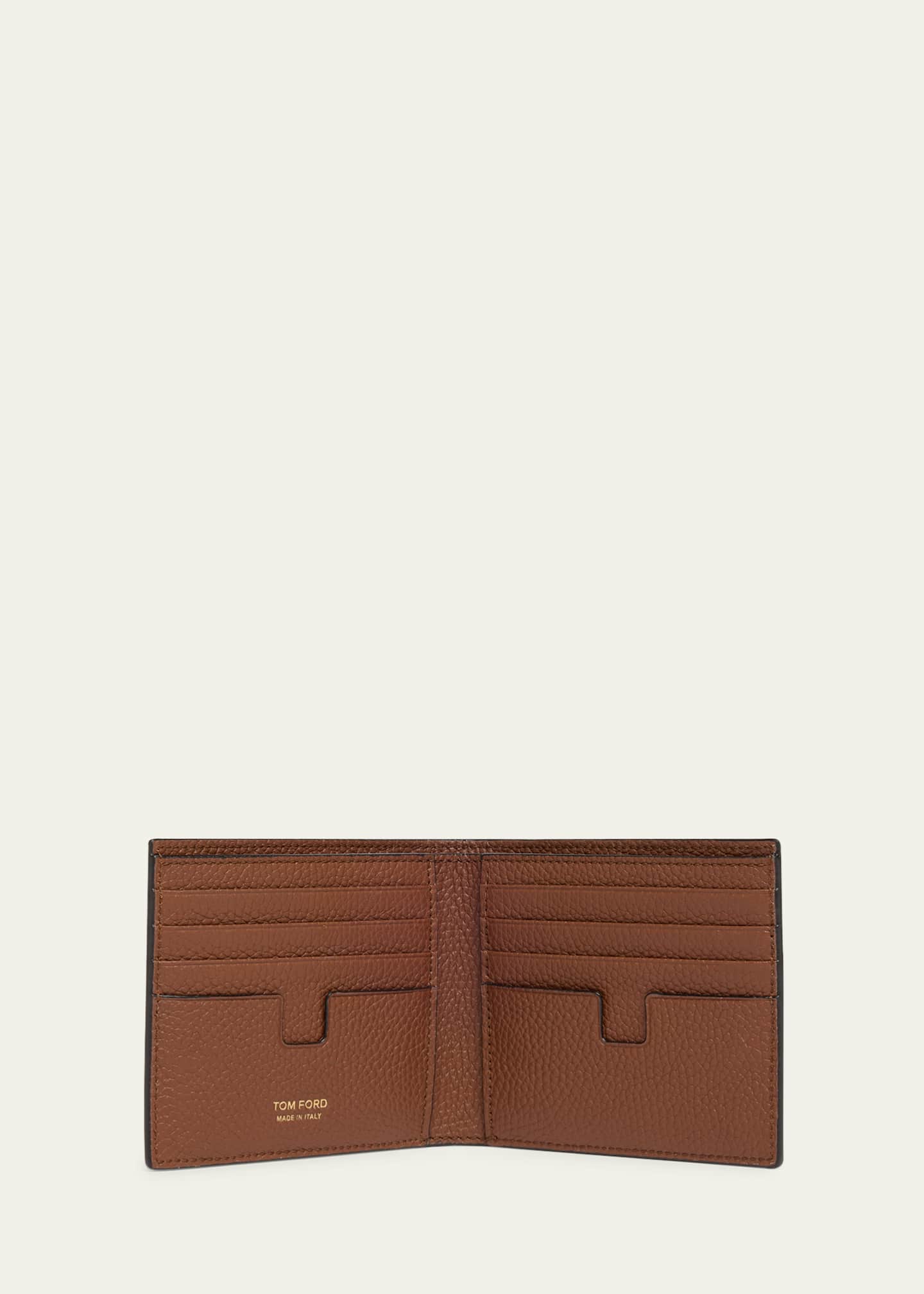 TOM FORD Men's Soft Grain Leather T-Line Bifold Wallet Image 3 of 4
