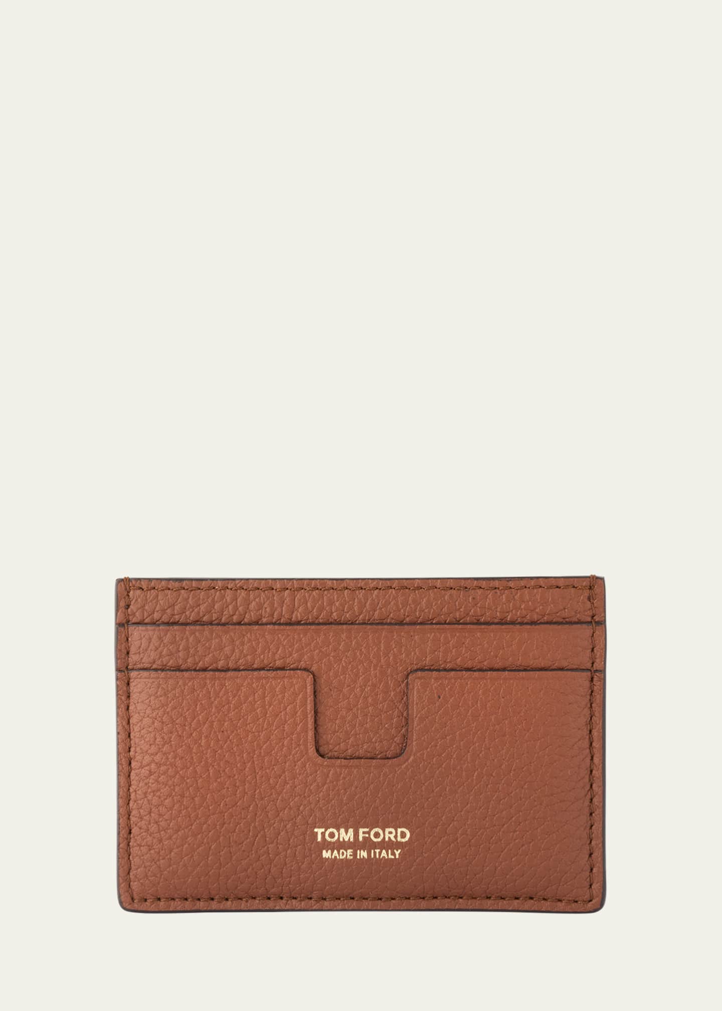 【関税＆送料込み】Tom Ford Leather Card Holder TOM FORD Grain Leather Card Holder | Holt Renfrew