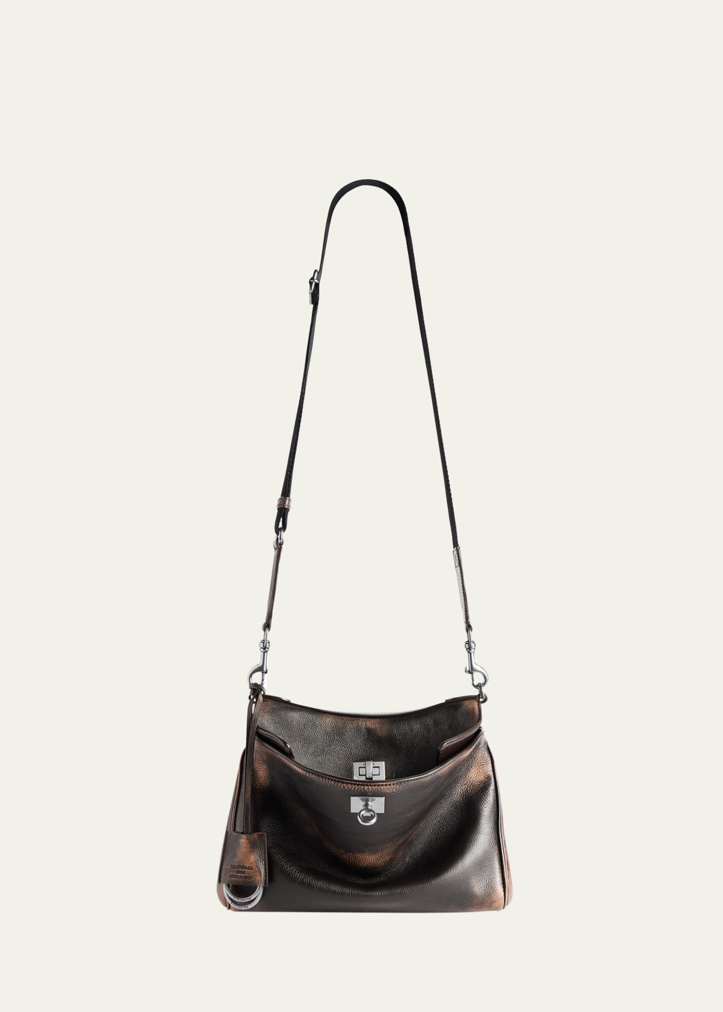 Balenciaga Men's Rodeo Small Calfskin Messenger Bag