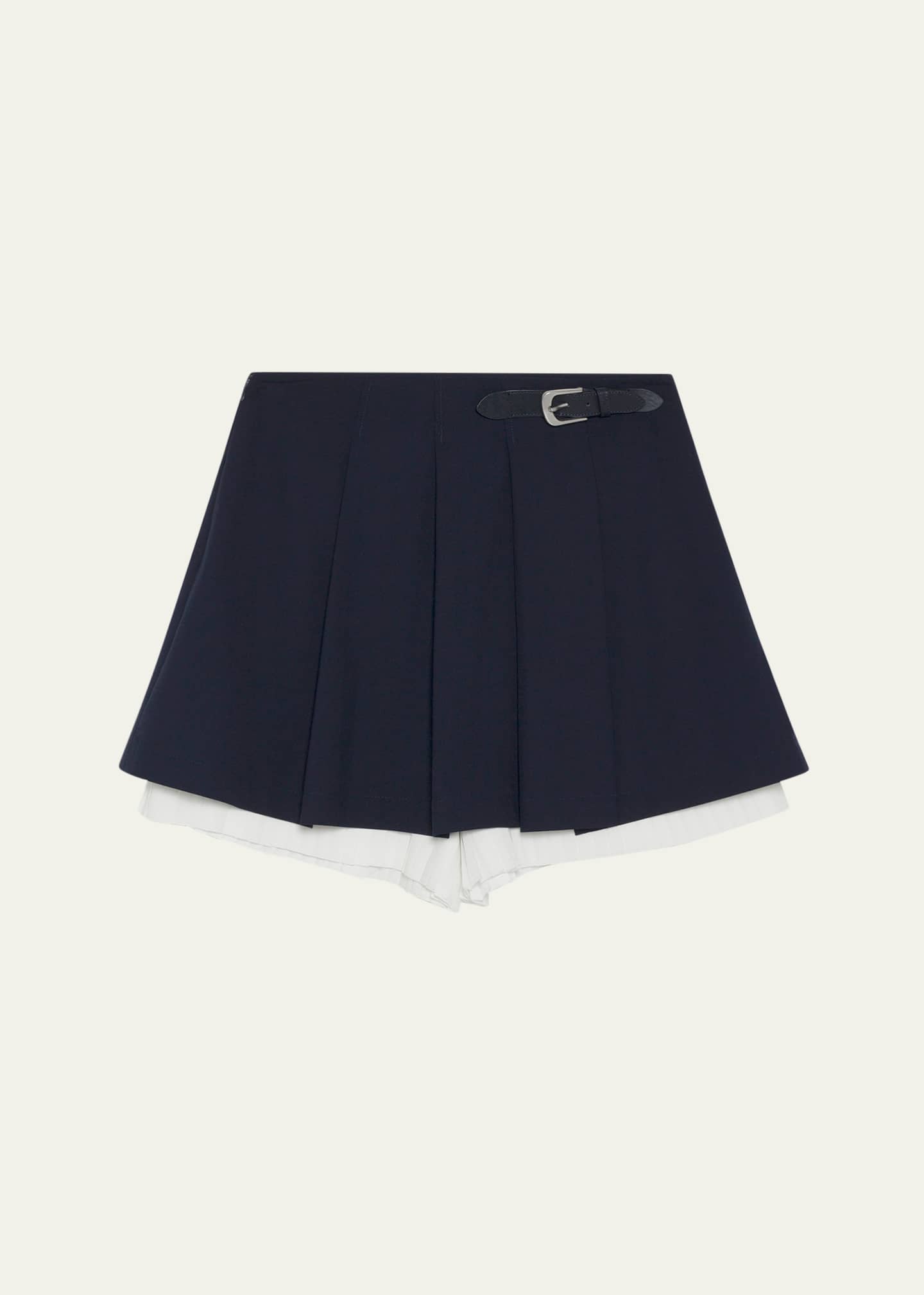 SIMKHAI Suzie Pleated Shorts